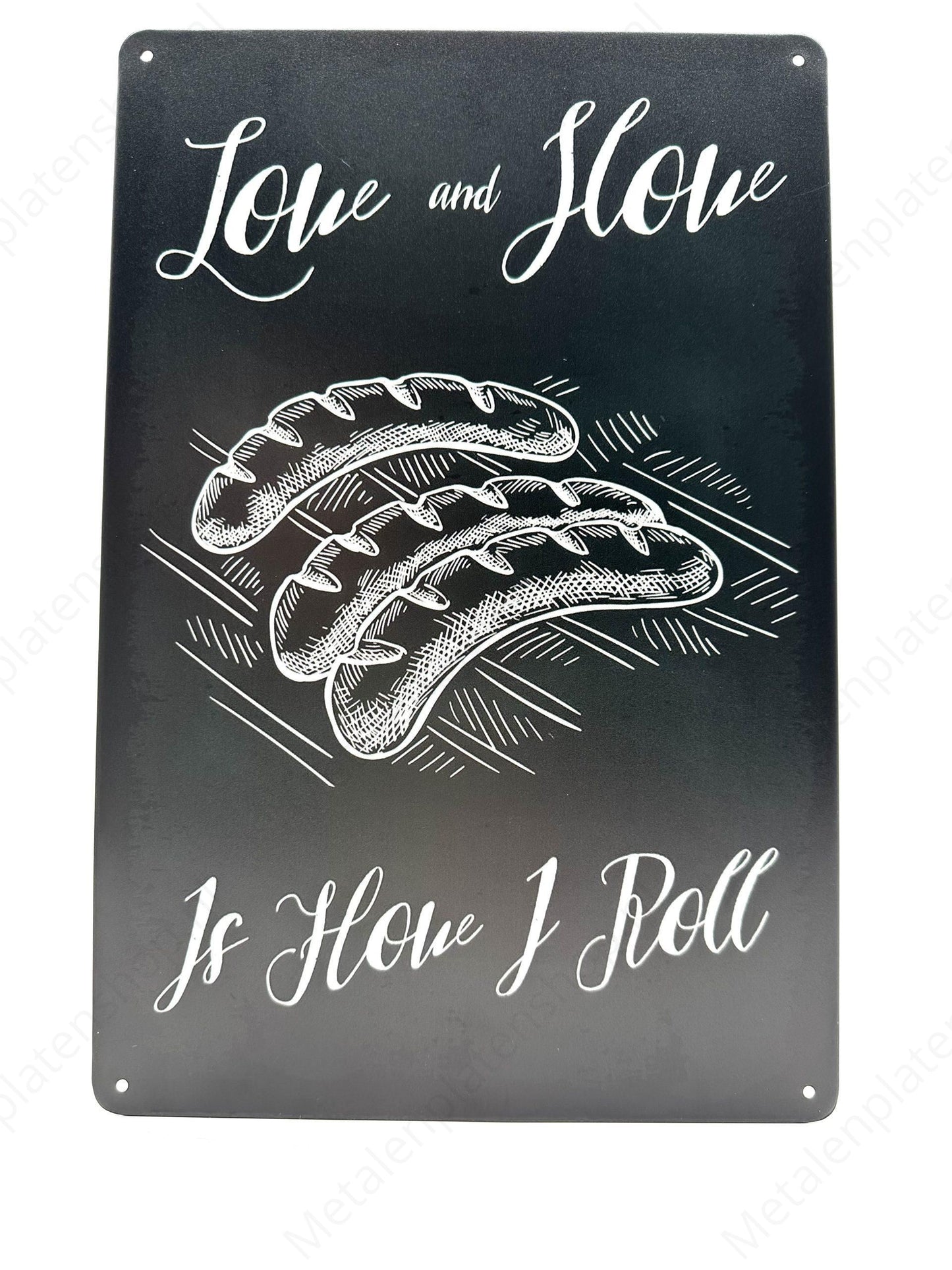 BBQ - Metalen Wandbord