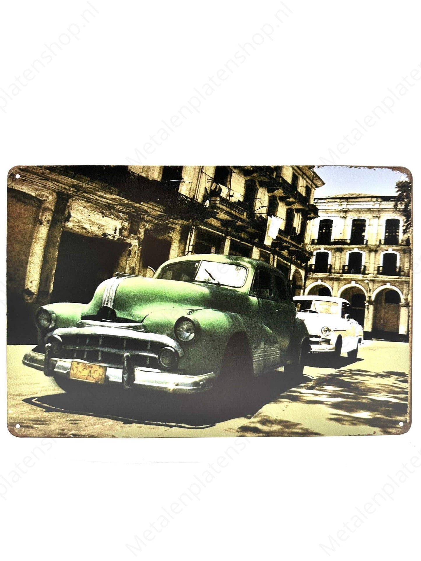 Cuba Cadillacs Oldtimer - Metal Wall Sign
