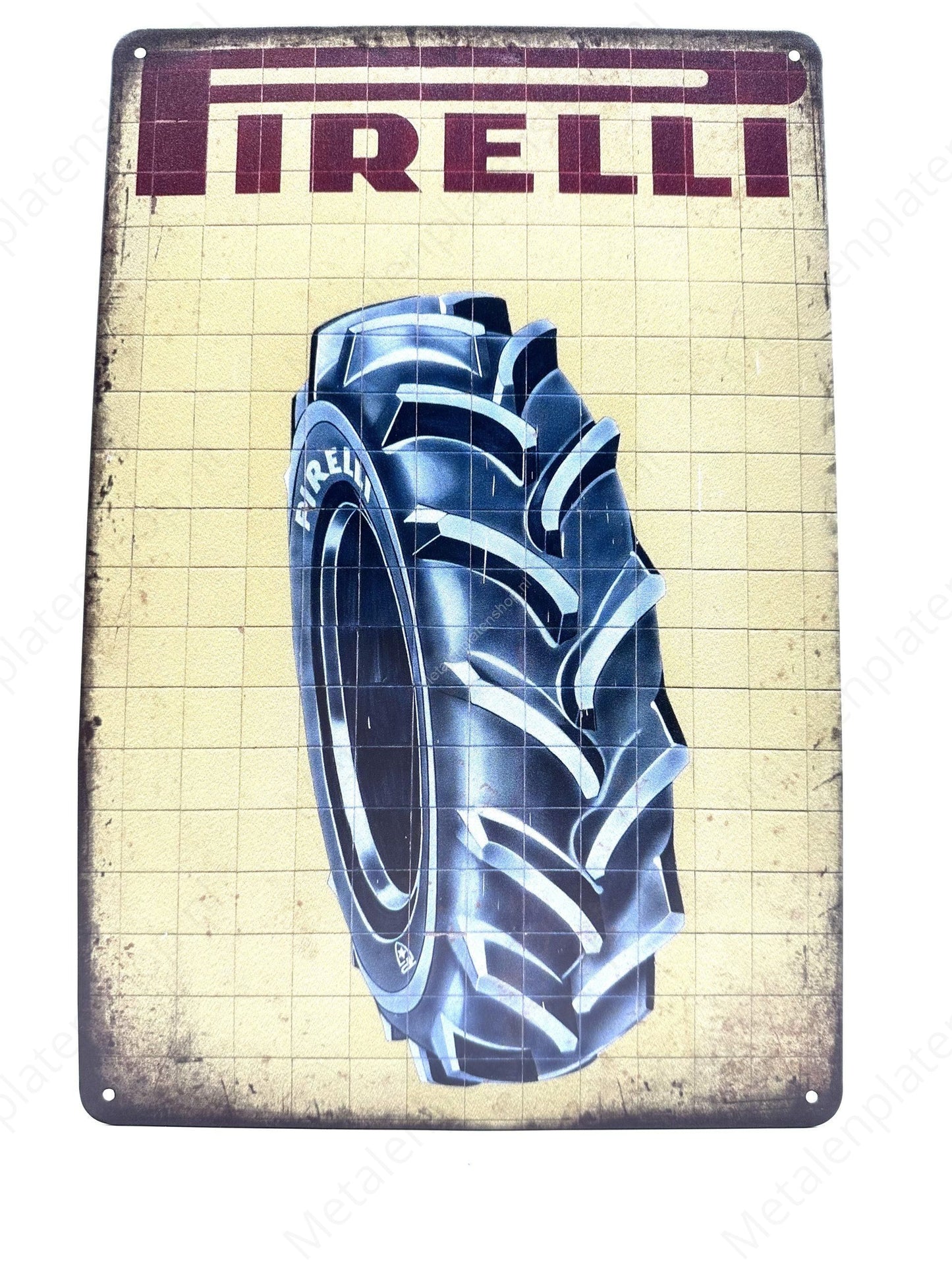Metal Wall Sign - Pirelli