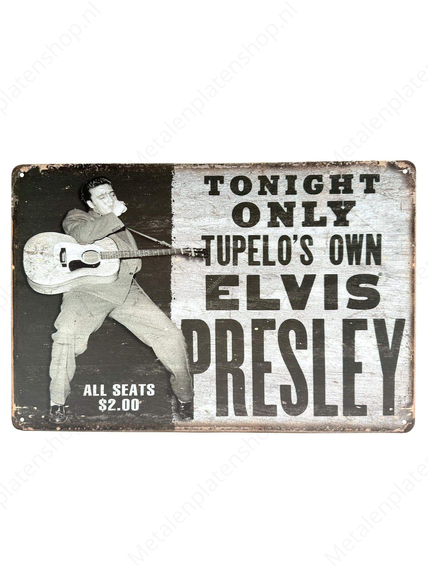 Elvis Presley - Metal Wall Sign