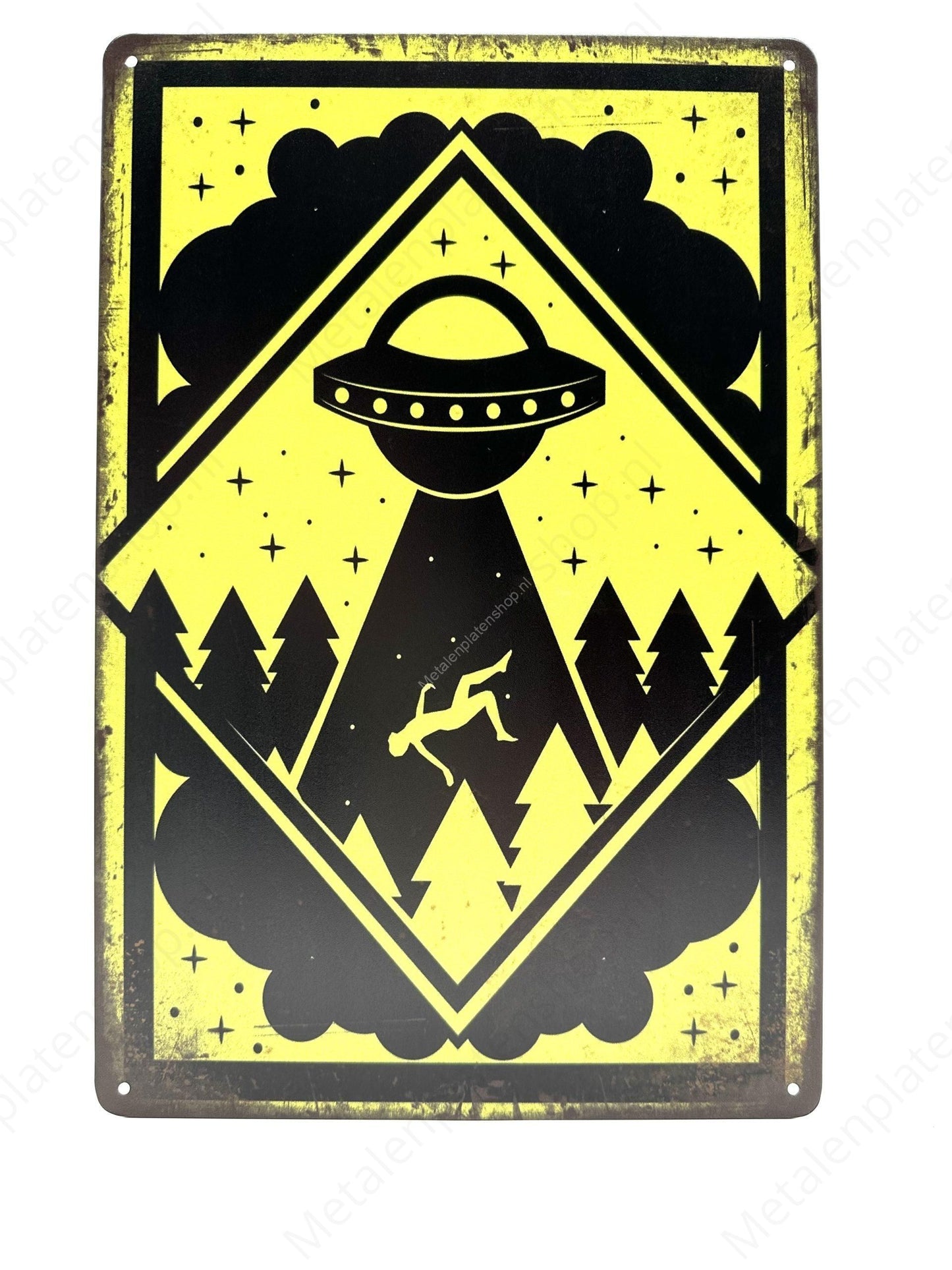 Space Shuttle - Metalen Wandbord