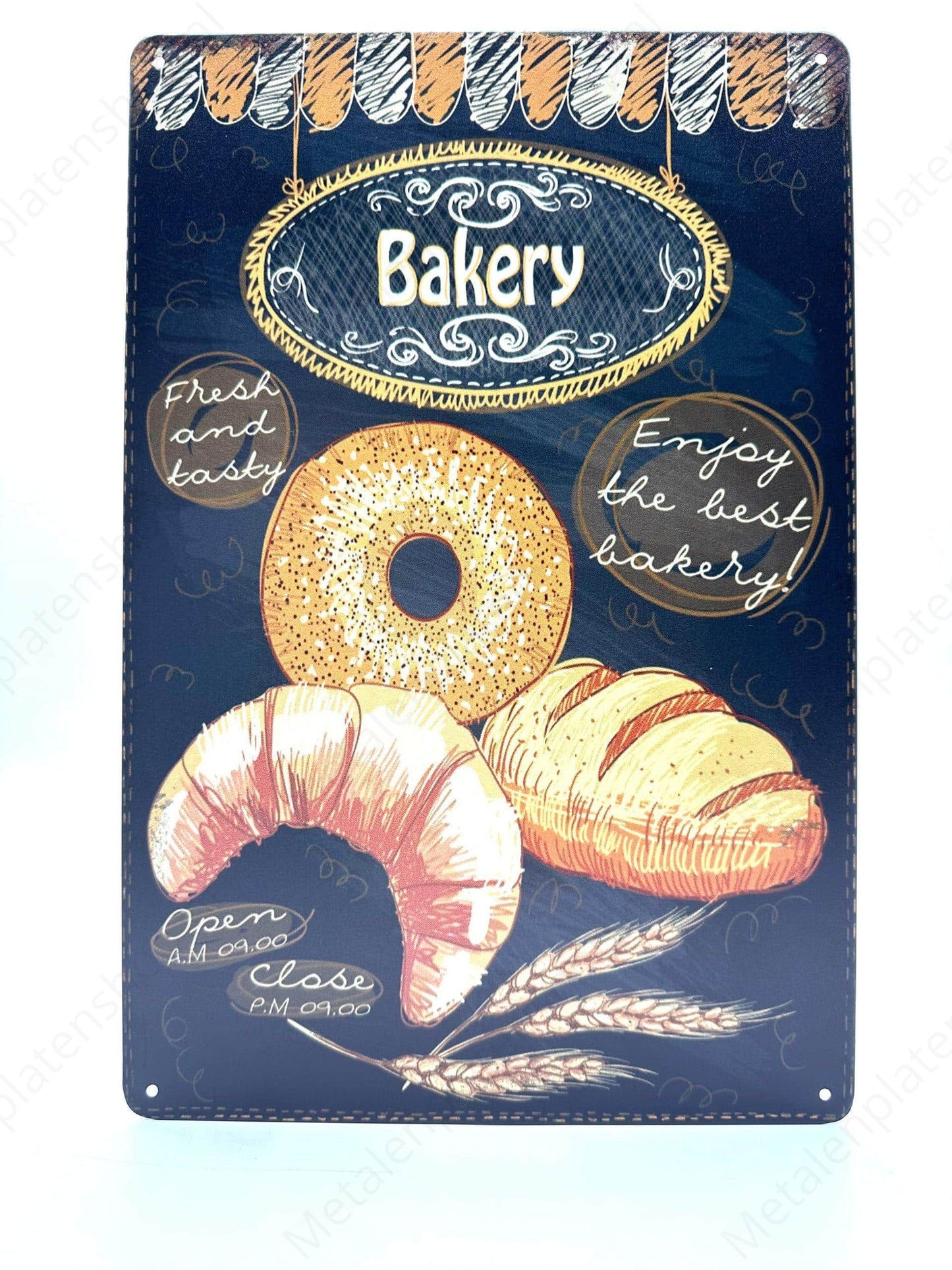 Bakery - Metalen Wandbord