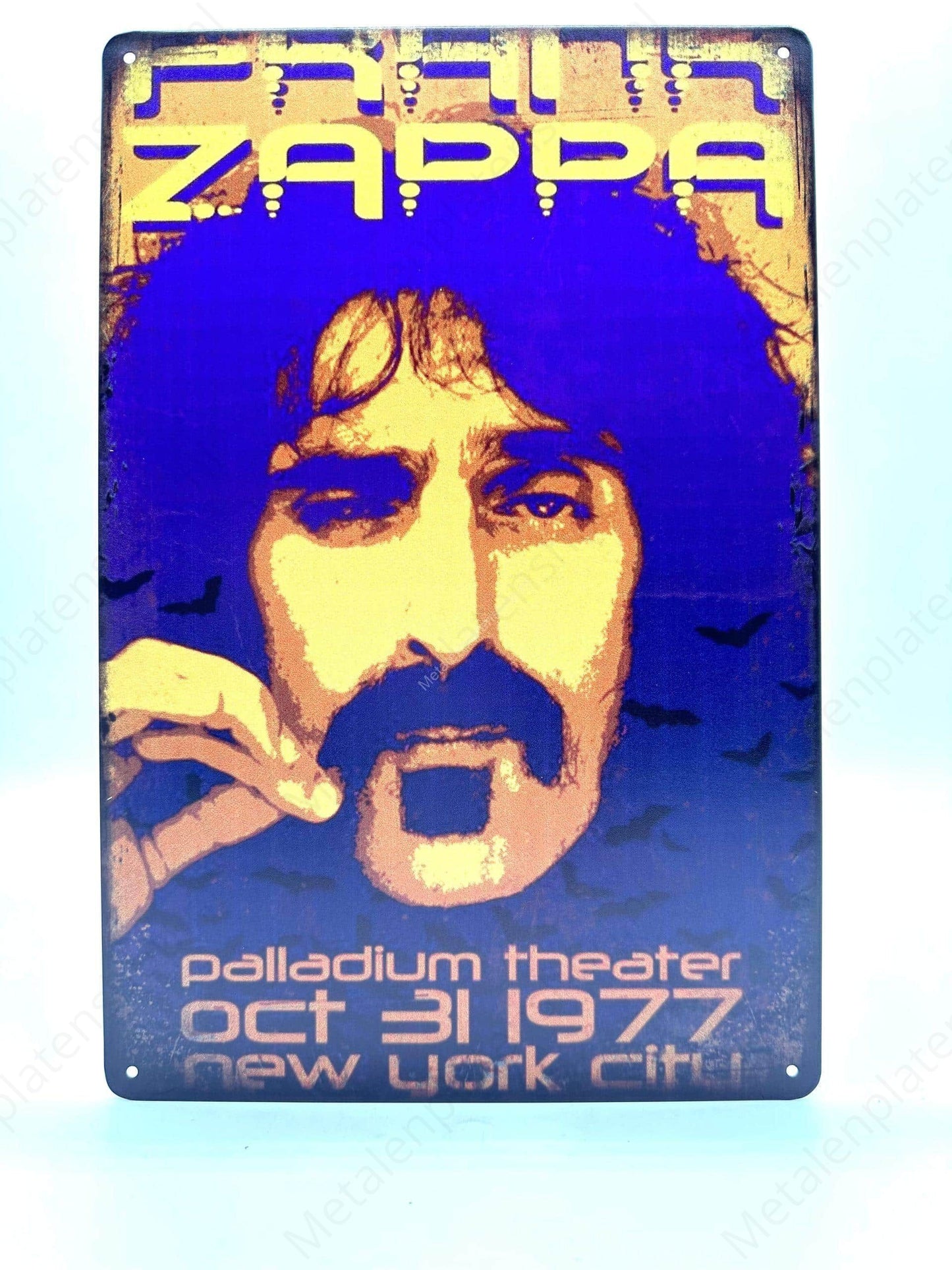 Frank Zappa - Metal Wall Sign
