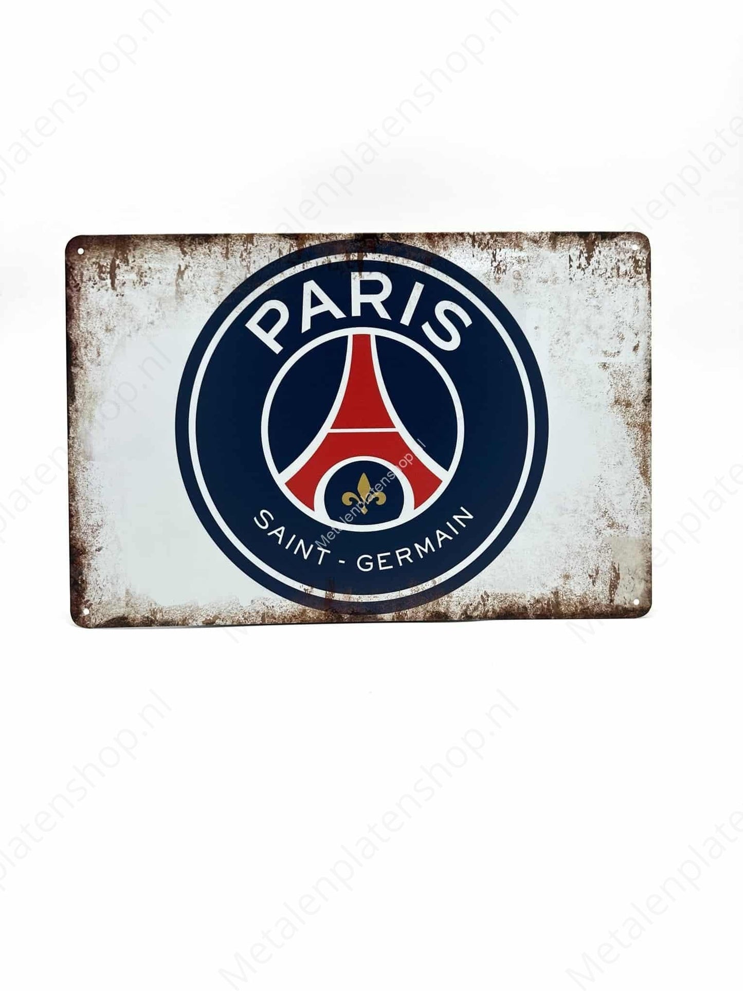 Paris - Saint Germain PSG - Voetbal - Metalen Wandbord
