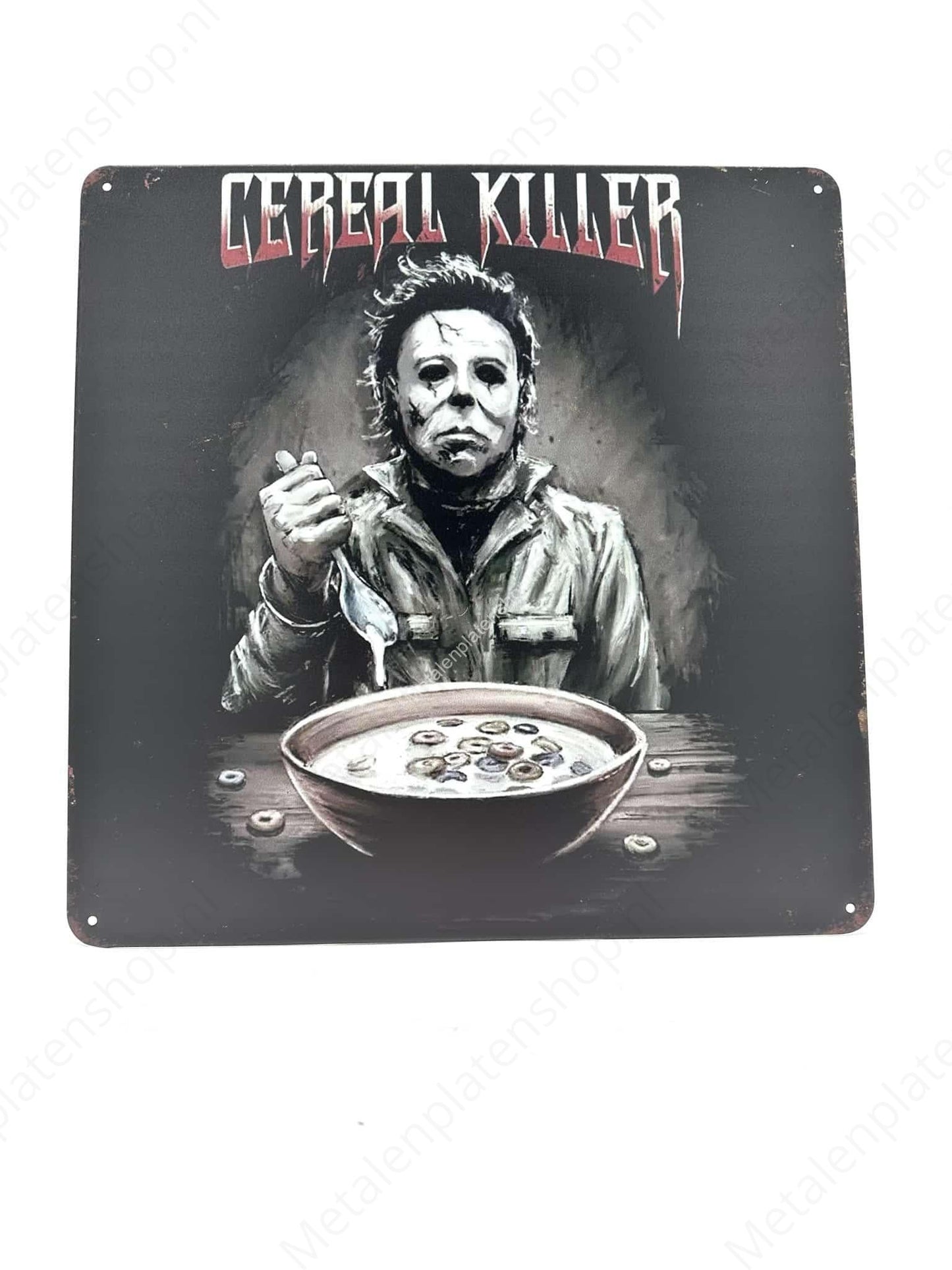 Cereal Killer - Metalen Wandbord