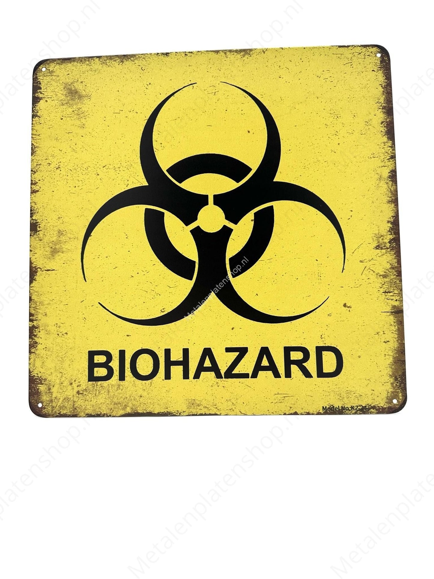 BioHazard - Metalen Wandbord