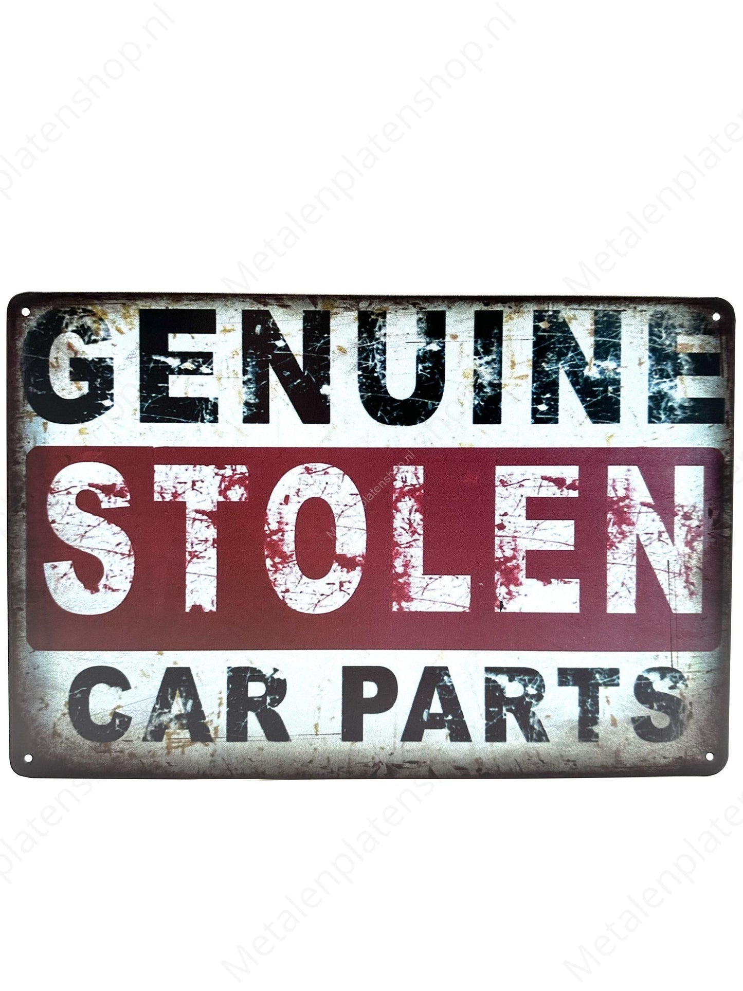 Genuine Stolen - Metalen Wandbord