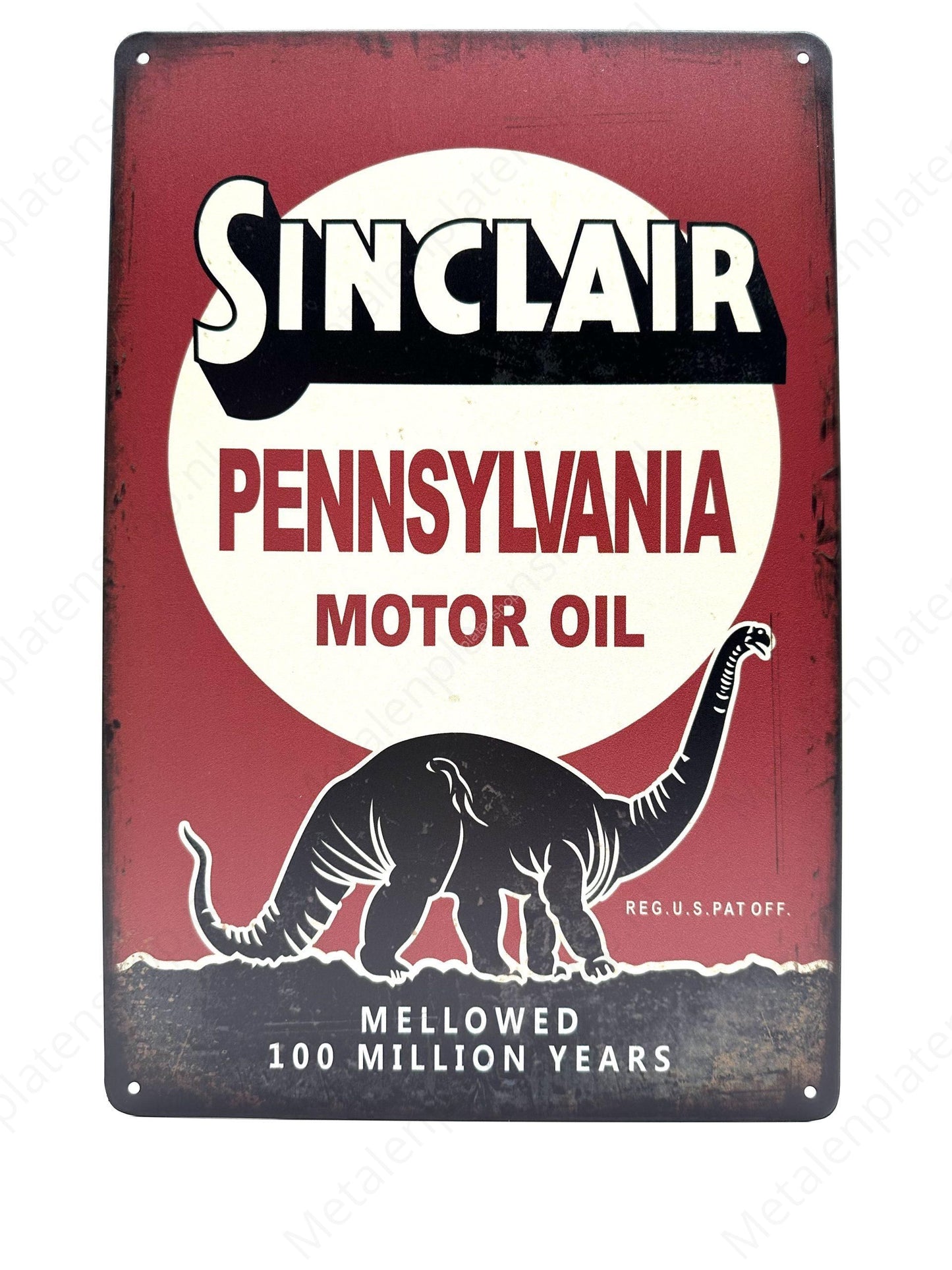 Sinclair - Metalen Wandbord