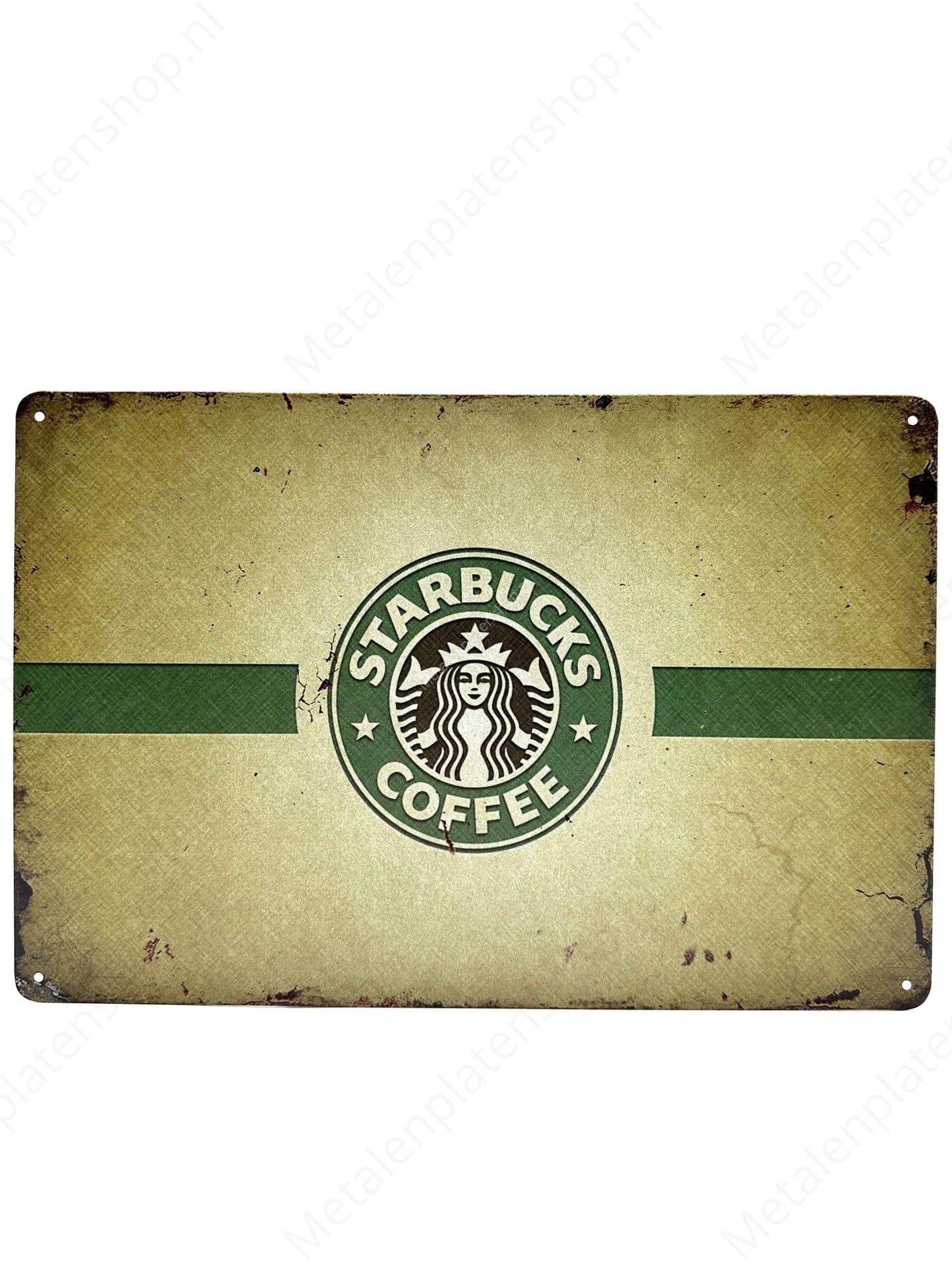 Starbucks Koffie - Metalen Wandbord