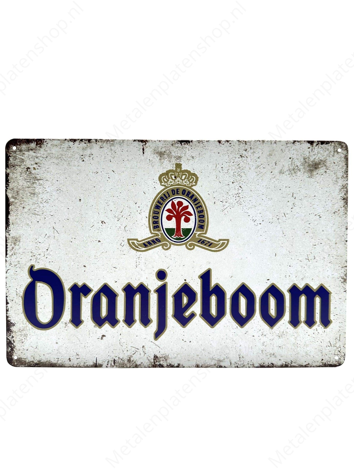 Orange Tree - Metal Wall Sign