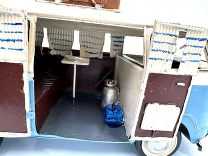 Volkswagen Camperbus - Metalen Voertuigen Decoratie - 25cm