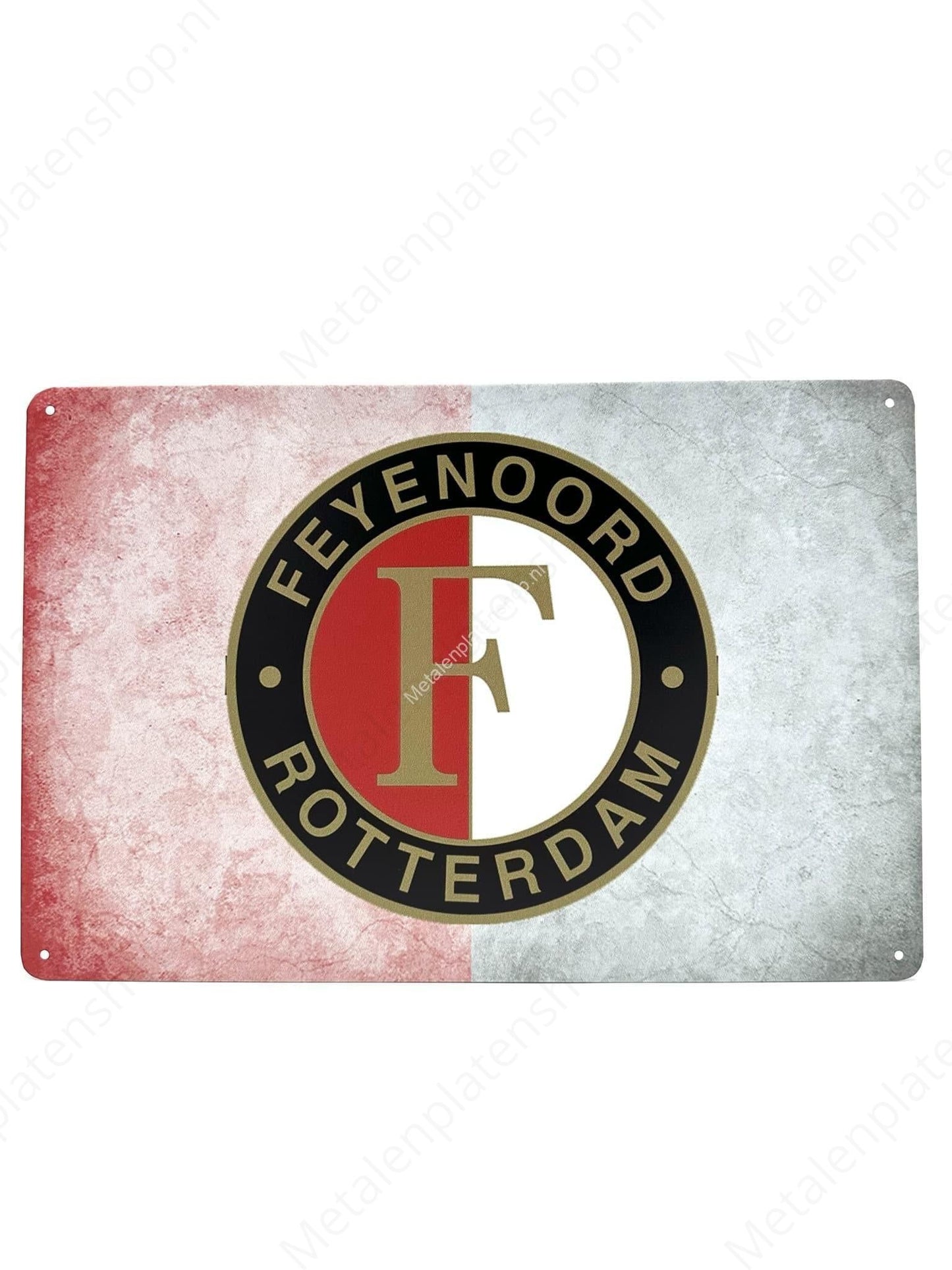 Feyenoord - Football - Red/White - Metal Wall Sign