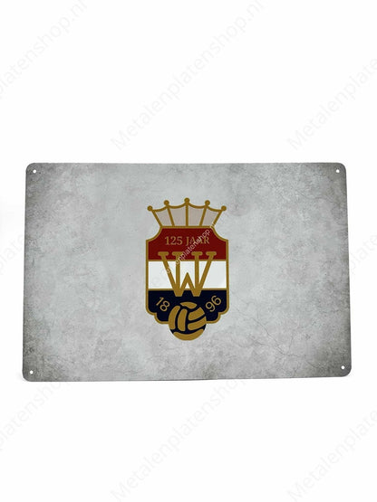 Willem II - 125 years - Football - Metal Wall Sign