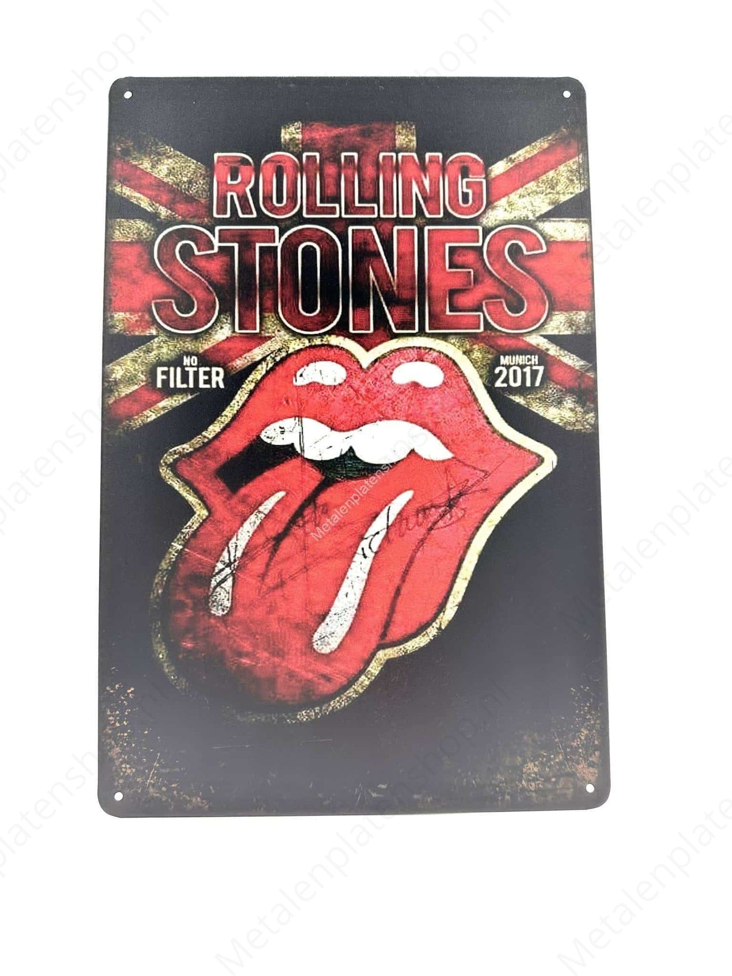 Rolling Stones - No Filter - 2017 - Music - Metal Wall Sign