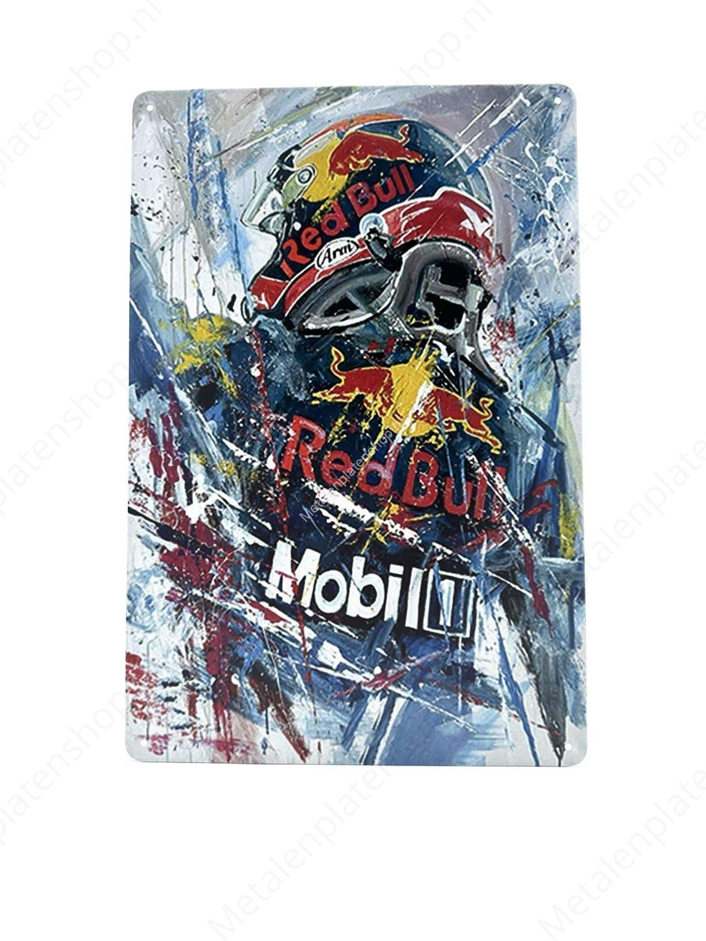 Max Verstappen - Back - Red Bull - Formula 1 - Metal Wall Sign