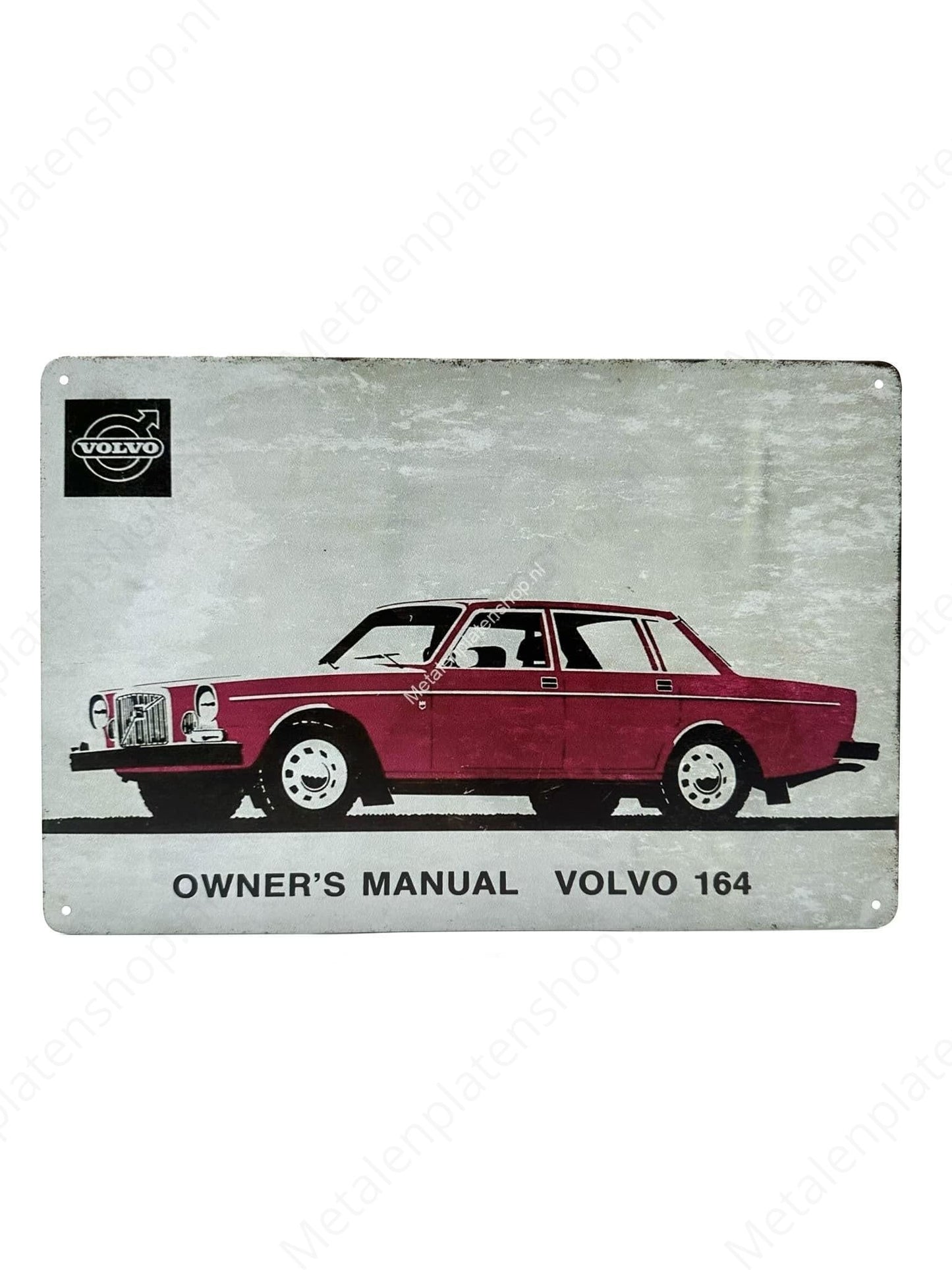 Owners Manual - Volvo 164 - Metal Wall Sign