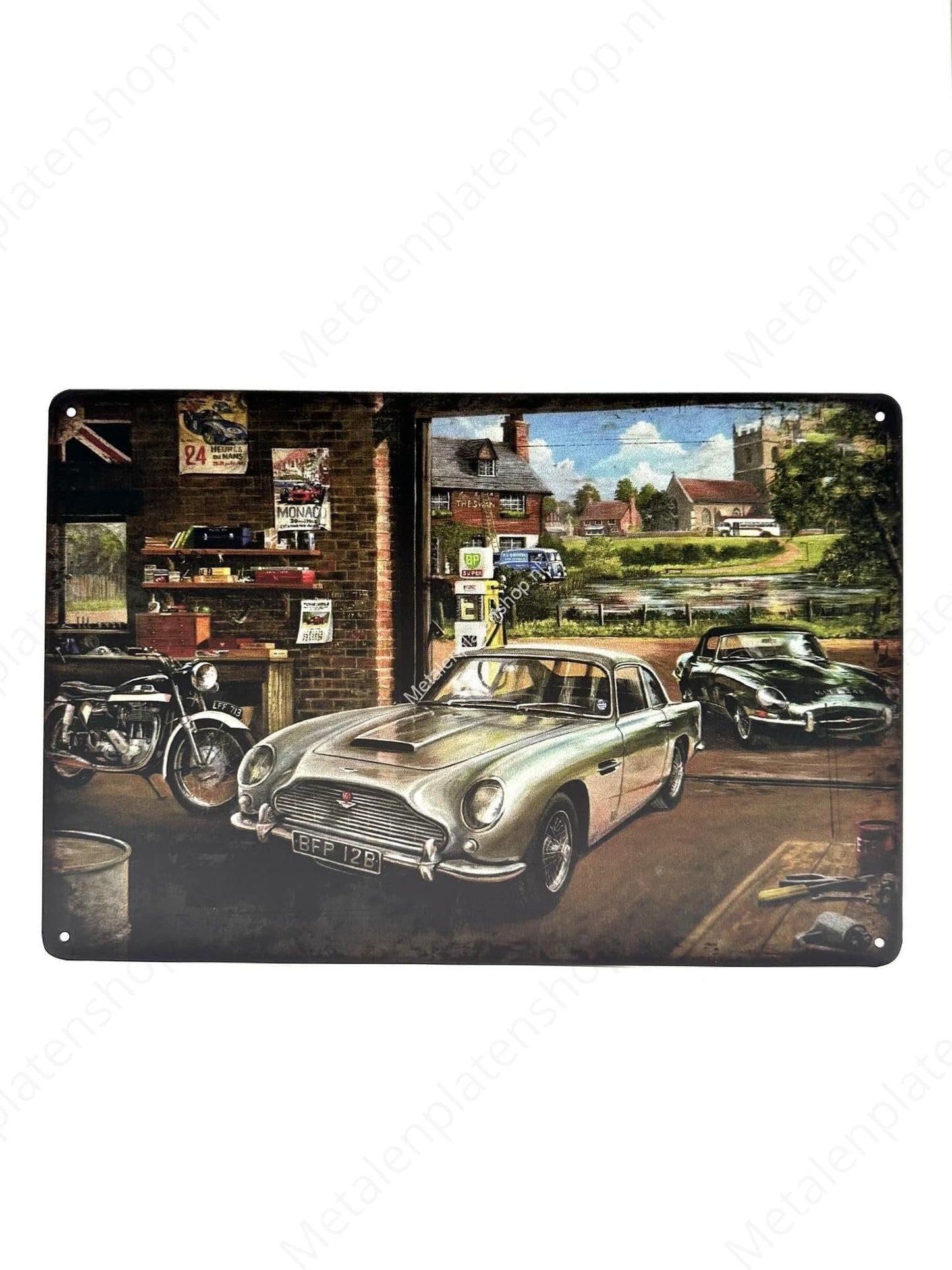 Mancave - Cars - Motorcycles - Metal Wall Sign