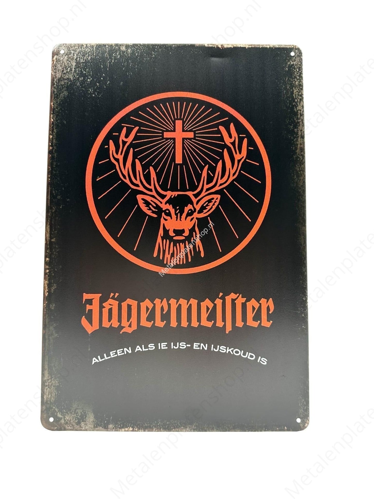 Jagermeister - Only when it's ice cold - Metal Wall Sign