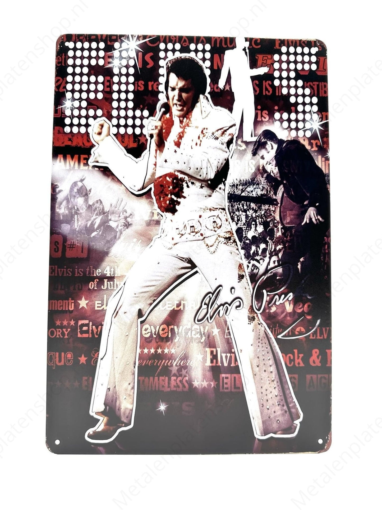 Elvis Presley - Metal Wall Sign
