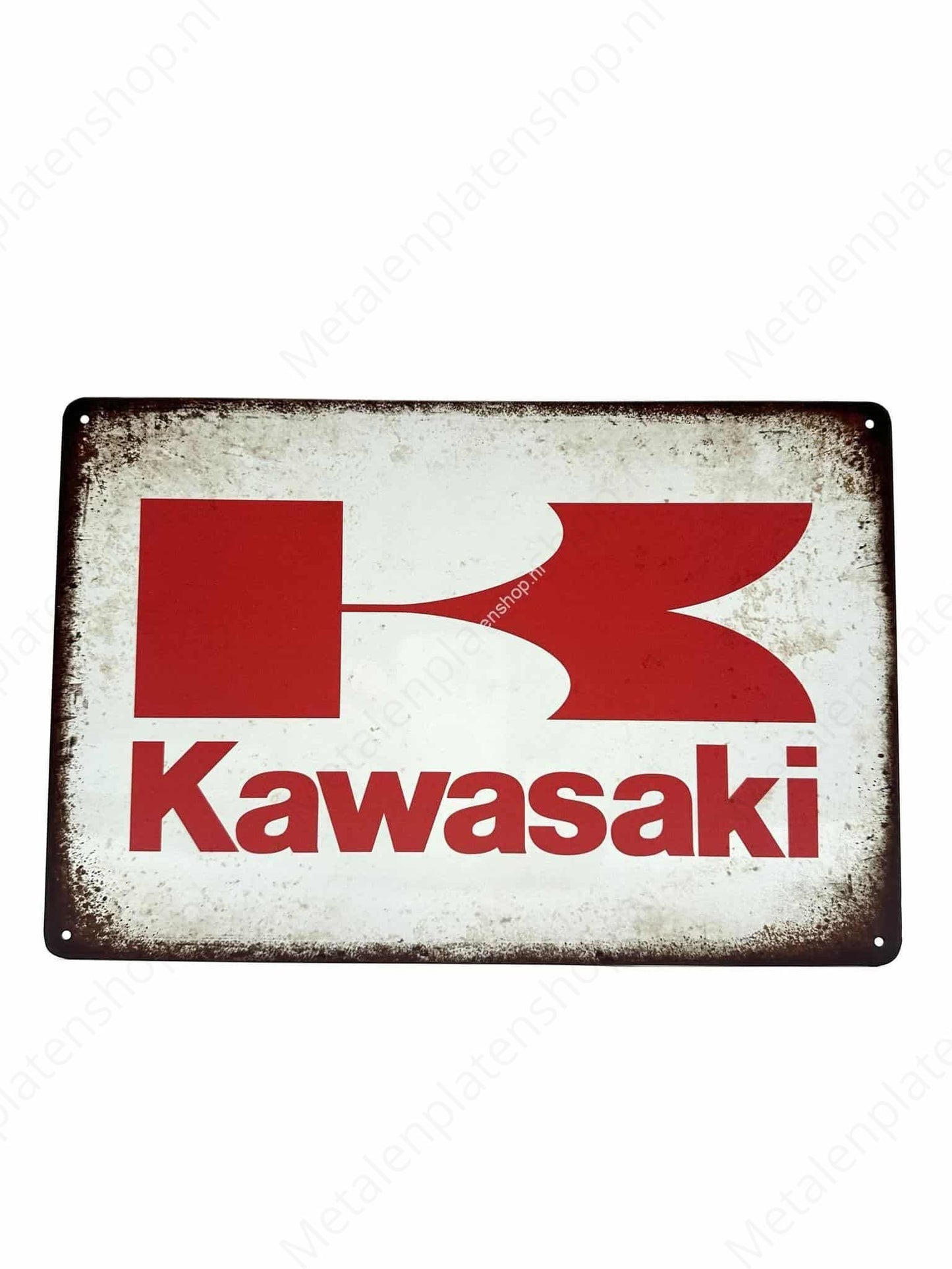 Kawasaki - Motor - Metal Wall Sign