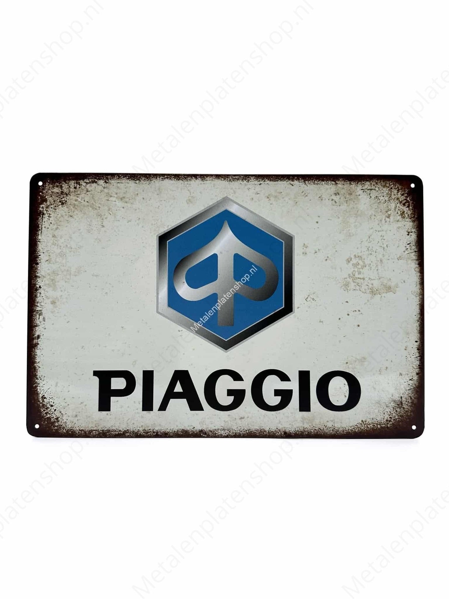 Piaggio - Metalen Wandbord