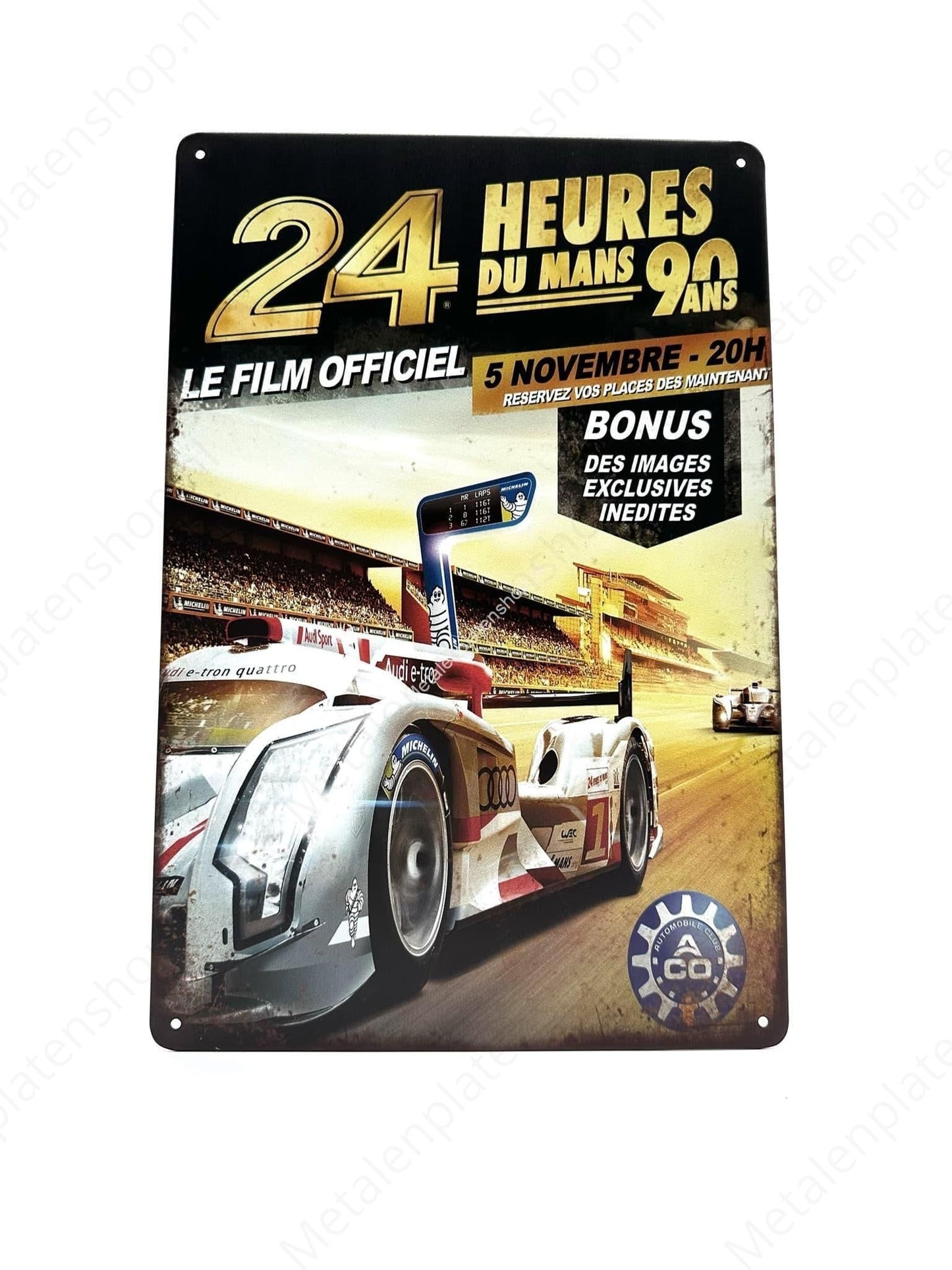 24 Heures Du Man - Le Mans - Metal Wall Sign