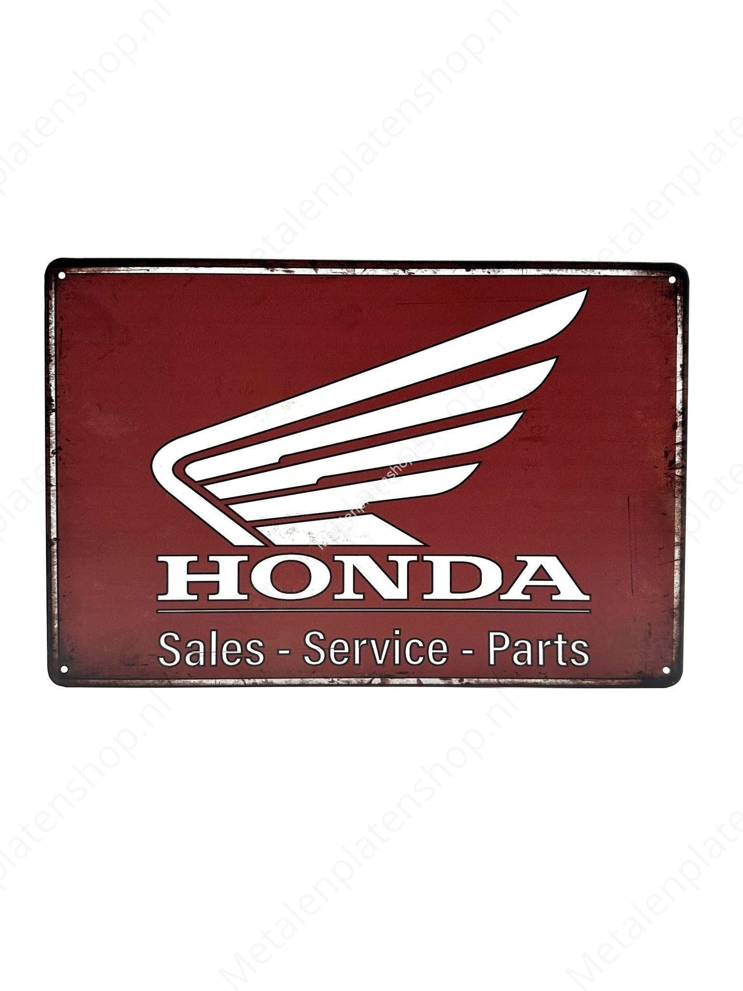 Honda - Sales - Service - Parts - Metal Wall Sign