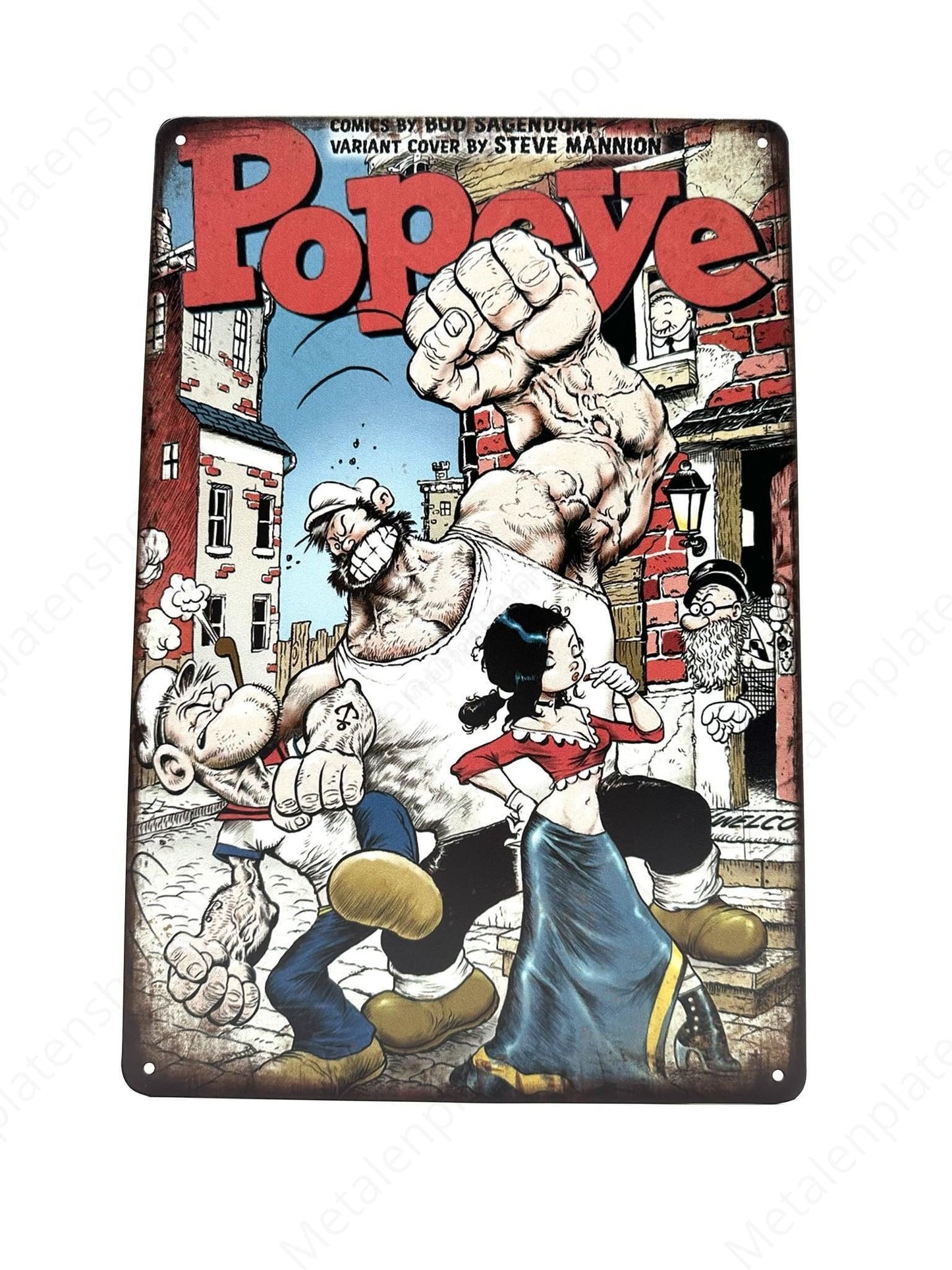 Popeye - #2 - Metal Wall Sign