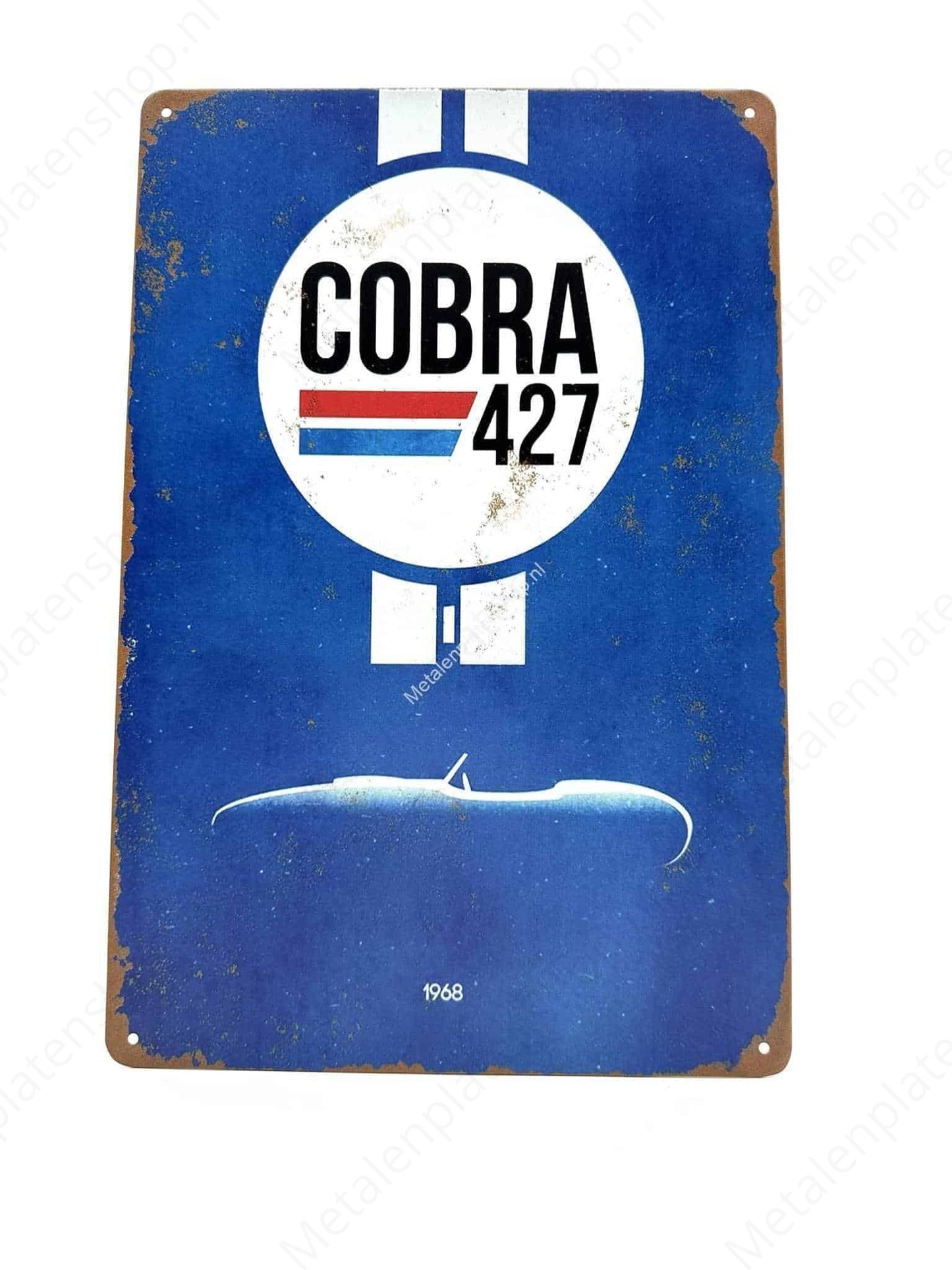 Cobra 427 - Mustang - Engine - Metal Wall Sign