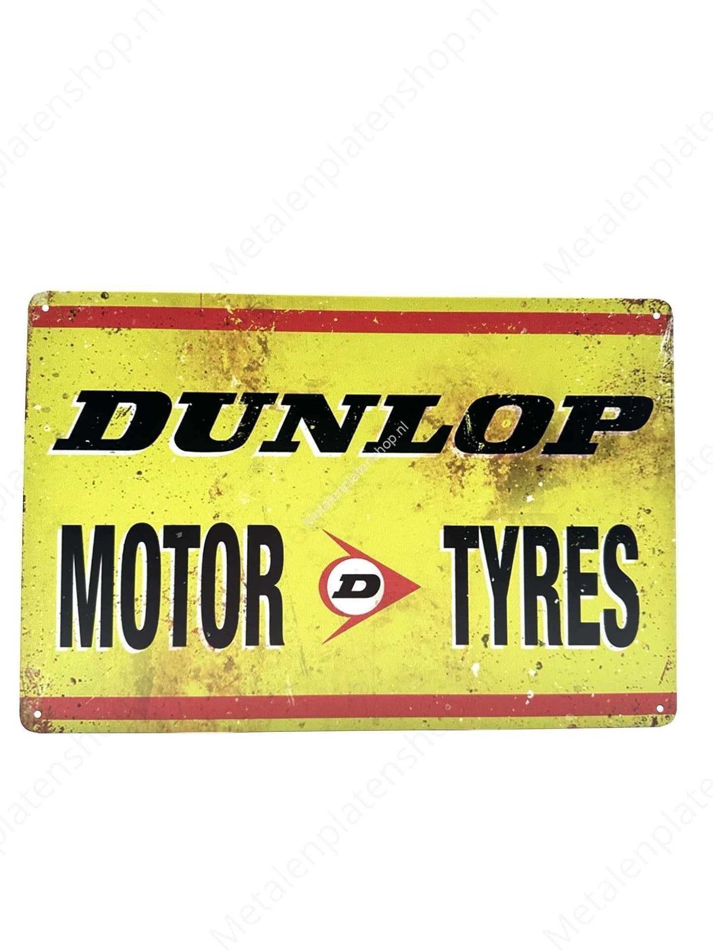 DUNLOP - Motor - Tyres - Metal Wall Sign