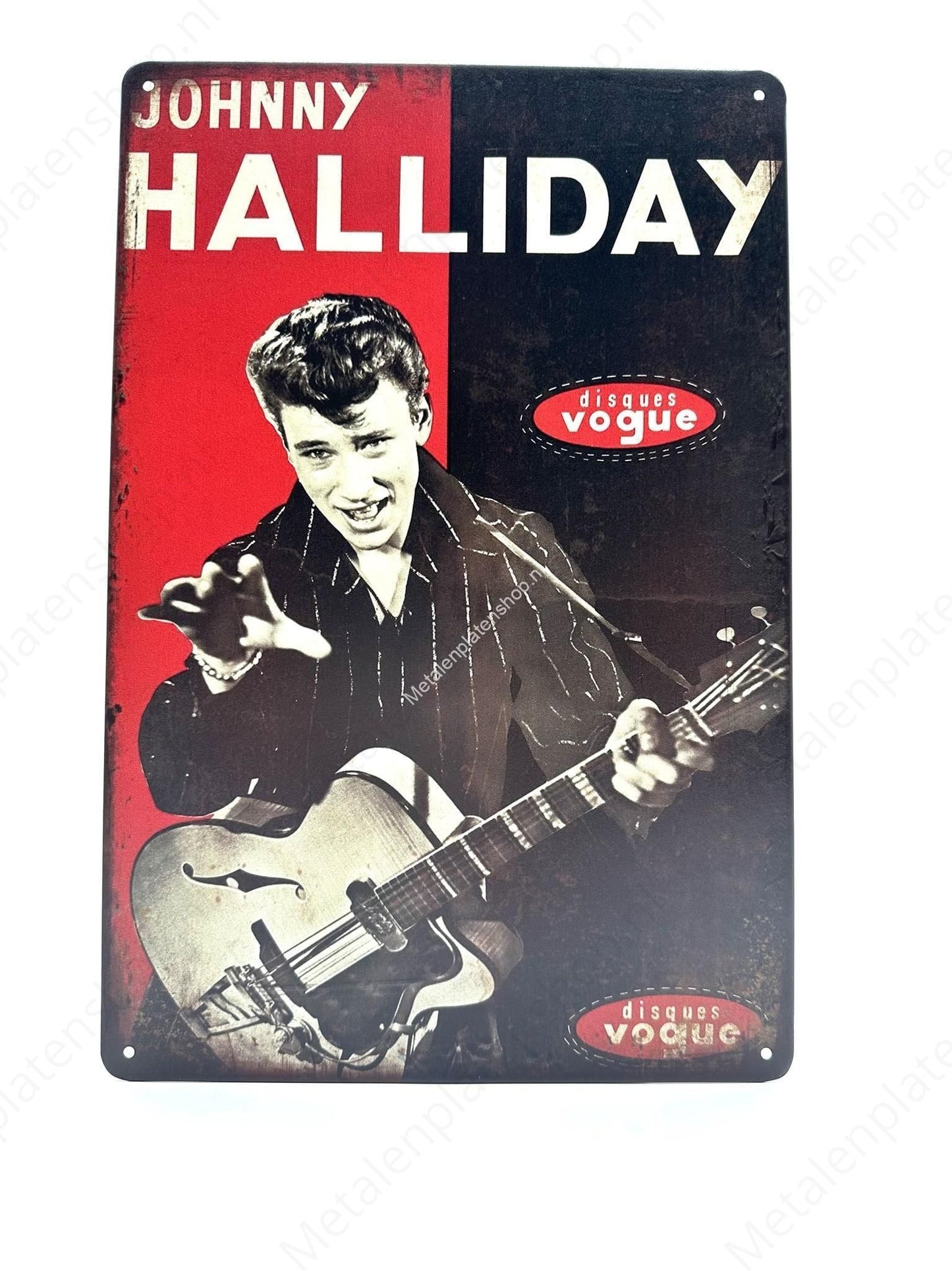 Johnny Halliday - Metal Wall Sign