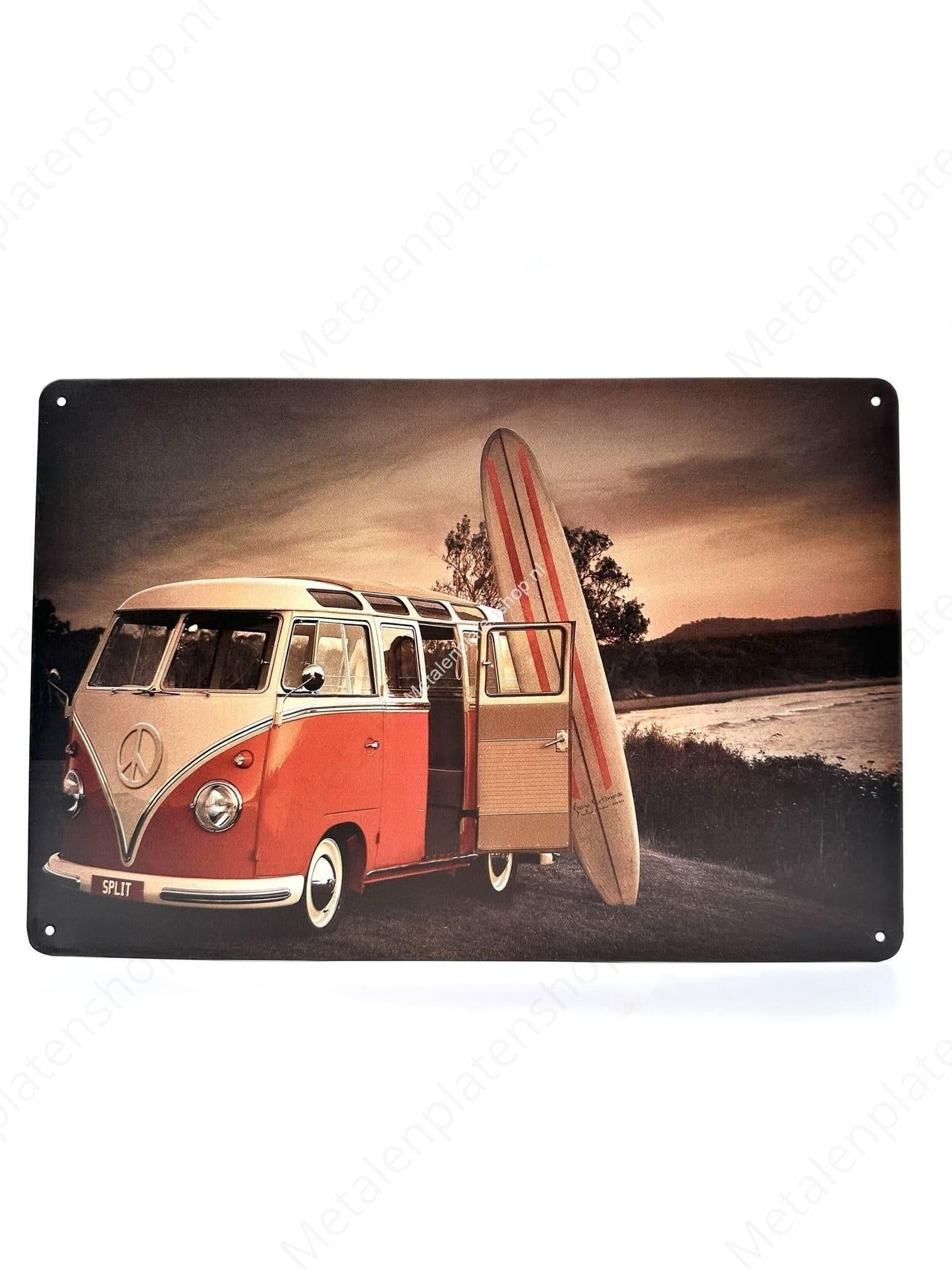 Volkswagen Surfboard - Metal Wall Sign