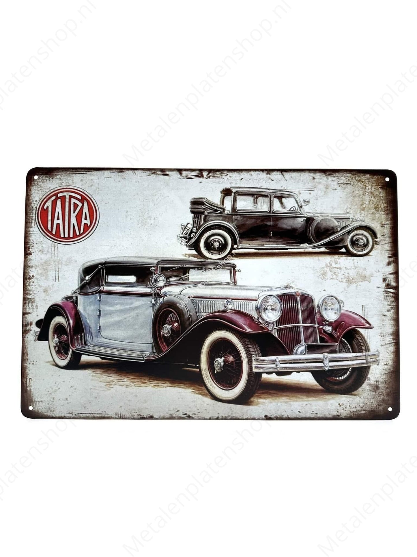 Old Timer - Tatra - Metalen Wandbord
