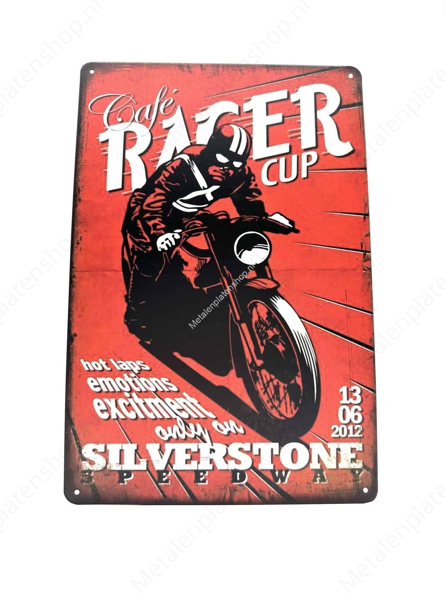 Cafe Racer Cup - Motorcycles - Metal Wall Sign