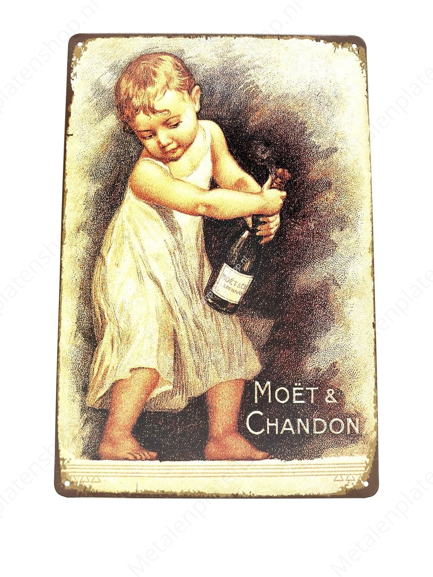 Moet & Chandon - Pop - Metalen Wandbord