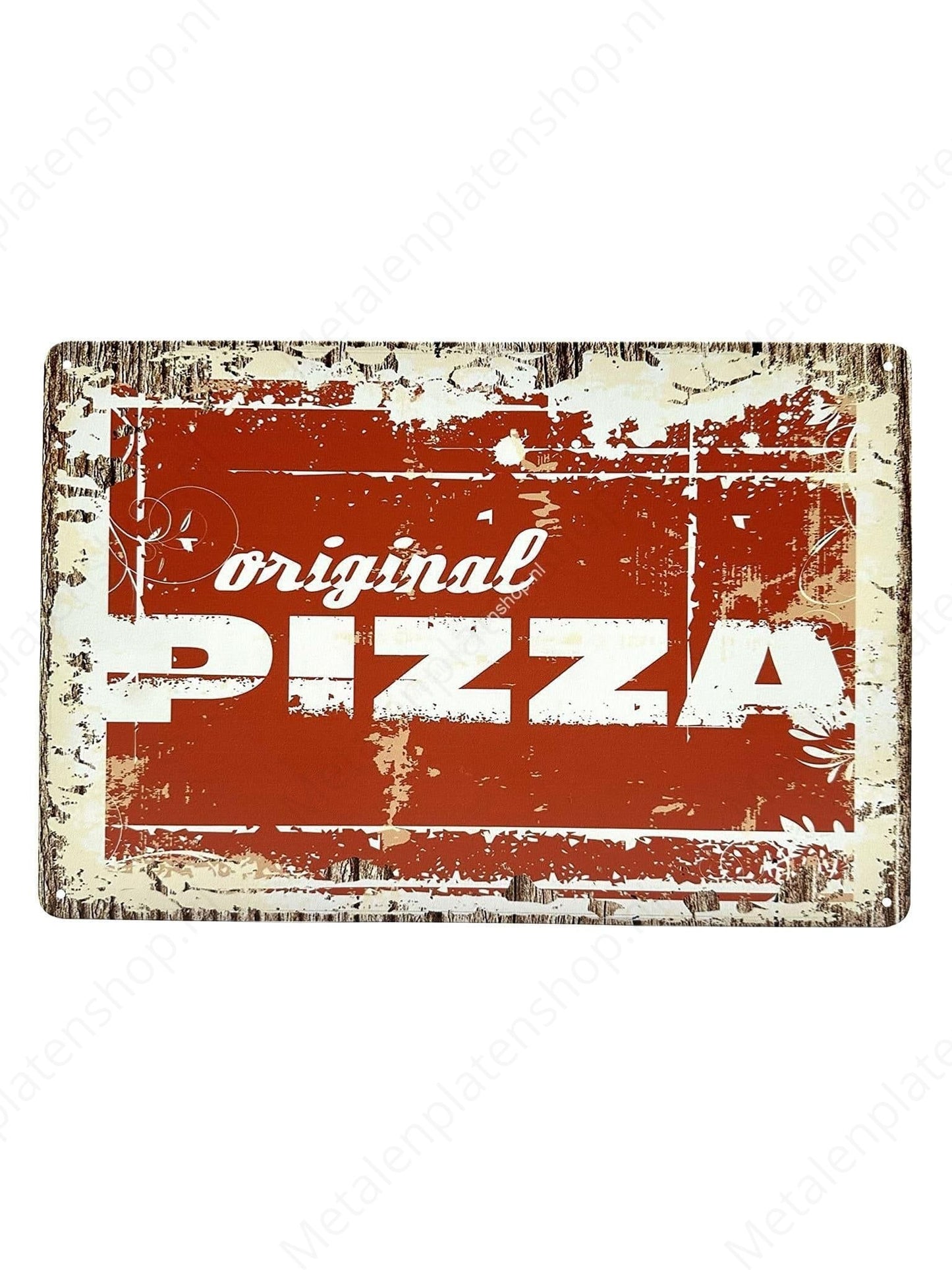 Original Pizza - Metal Wall Sign