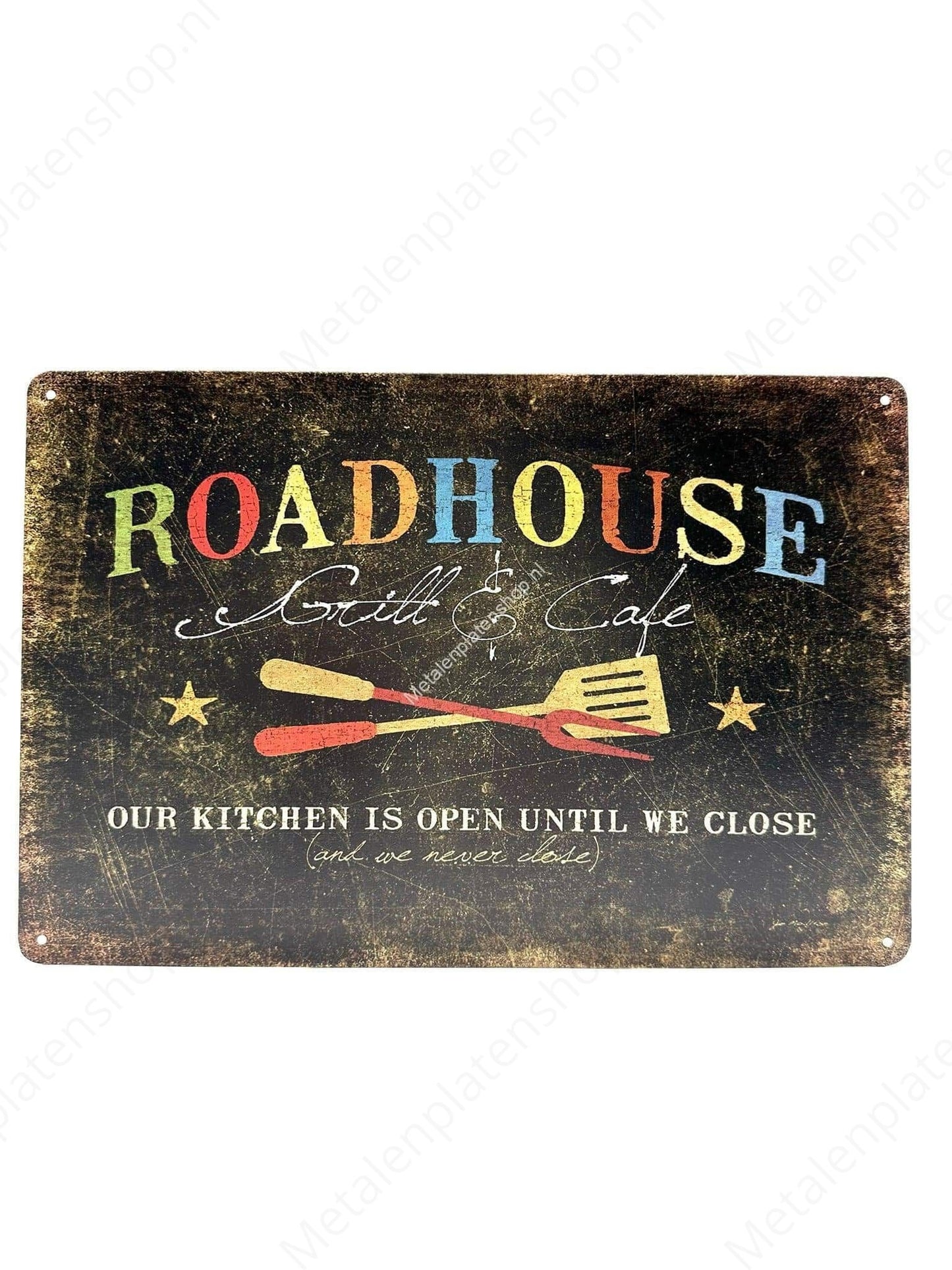 Roadhouse Grill &amp; Cafe - Metal Wall Sign