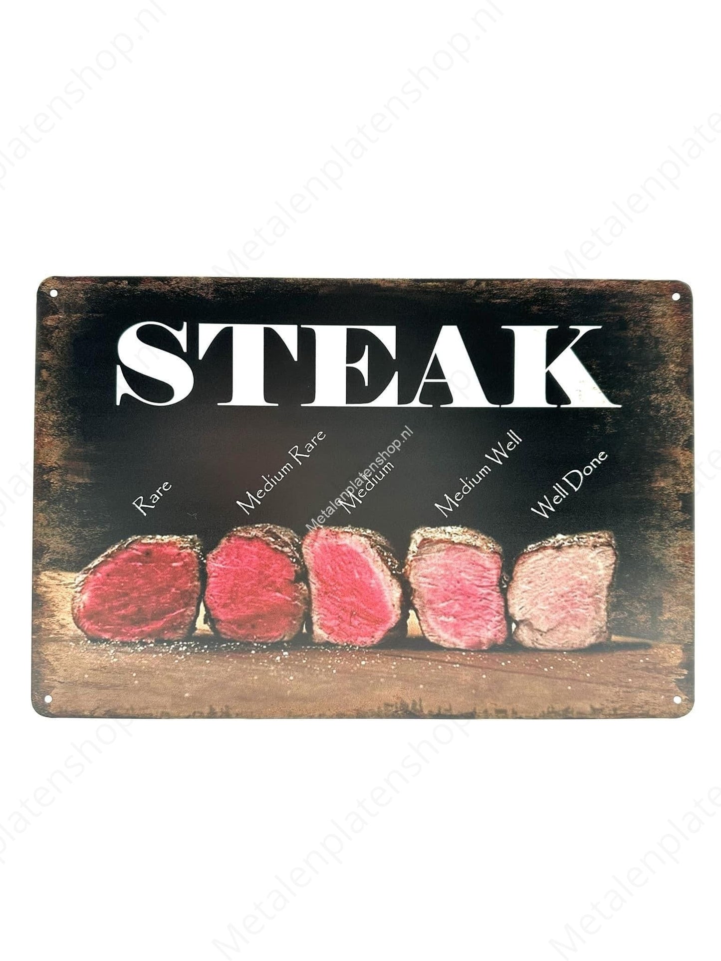 STEAK - Metal Wall Sign