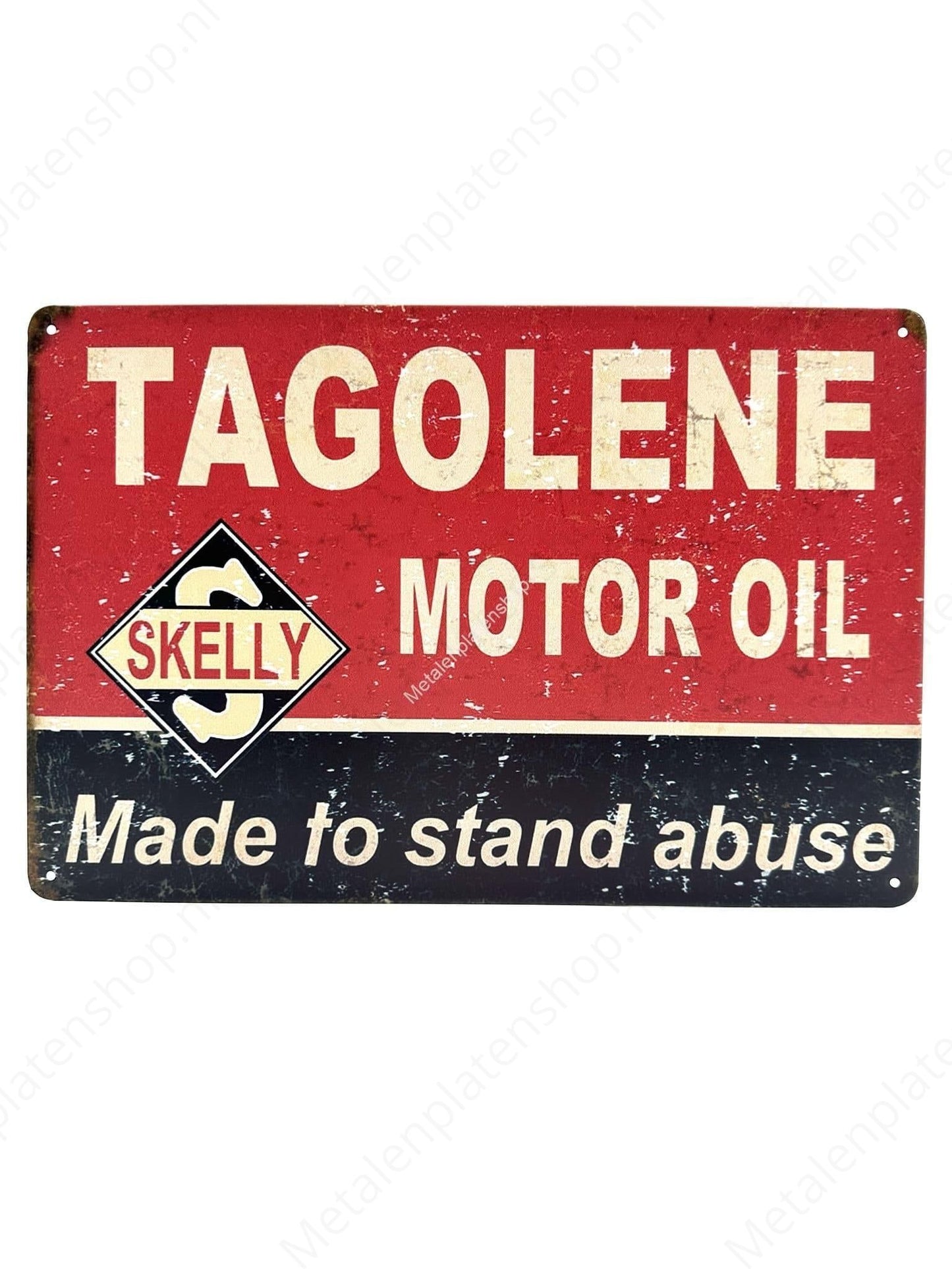 Tagolene Motor Oil - Metalen Wandbord