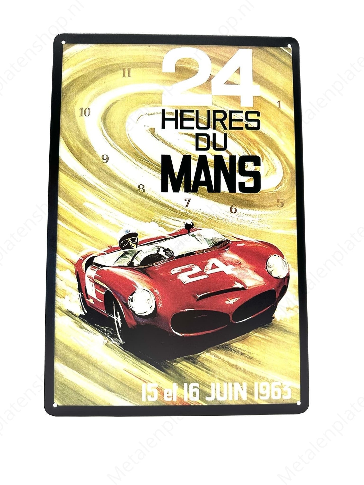 24 Hours of Mans - 1963 - Metal Wall Sign