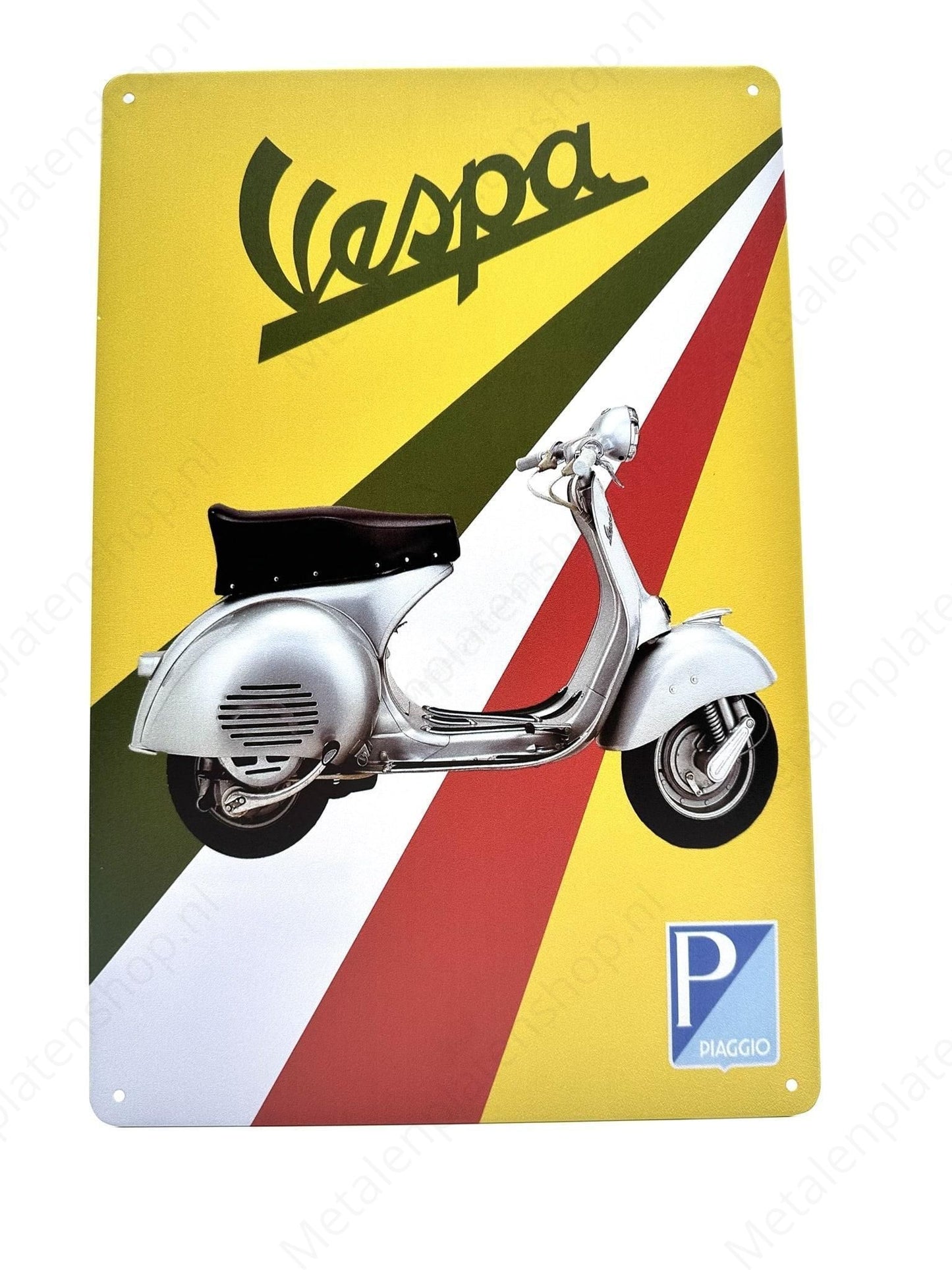 Vespa - Scooter - Motorcycle - Metal Wall Sign