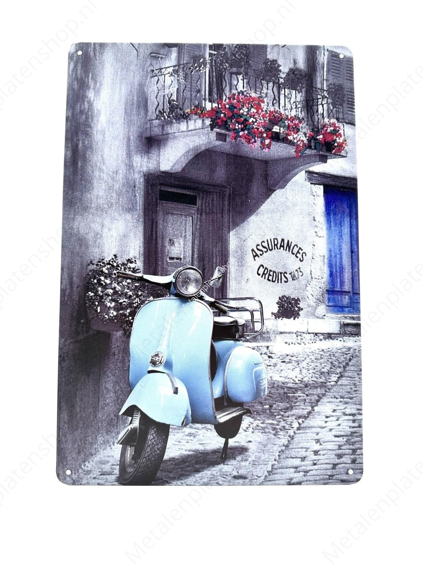 Vespa - Scooter - Motorcycle #2 - Metal Wall Sign