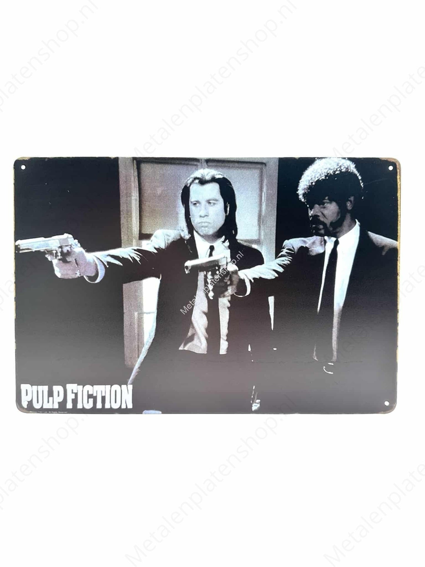 Pulp Fiction - Metalen Wandbord