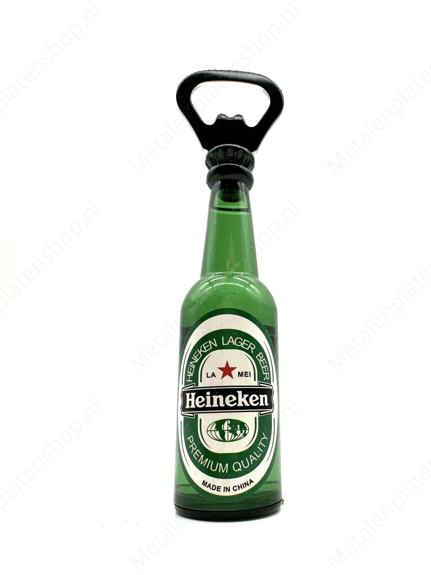 Beer or bottle opener with magnet - Heineken - 14cm - Metal wall sign