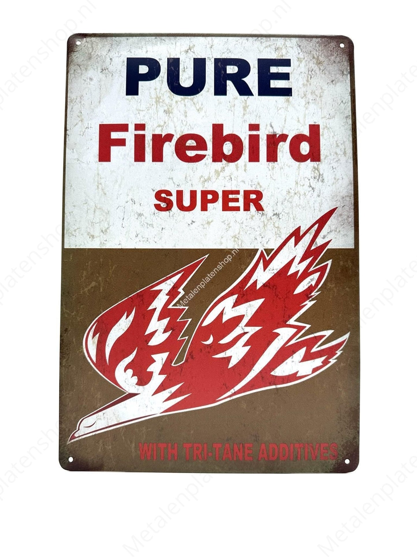PURE Firebird Super - With Tri-Tane Additives - Metalen Wandbord