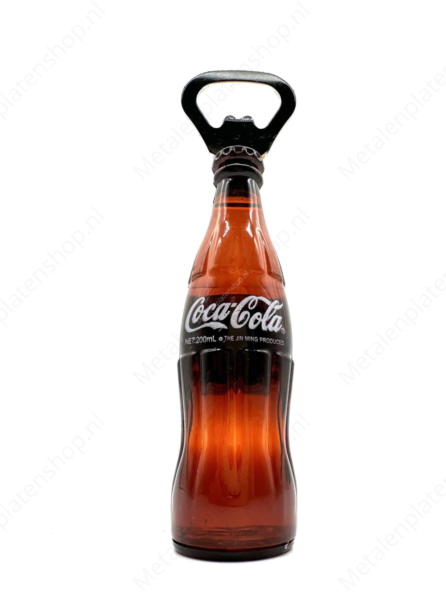 Beer or bottle opener with magnet - Coca Cola Zero - 14cm - Metal Wall Sign