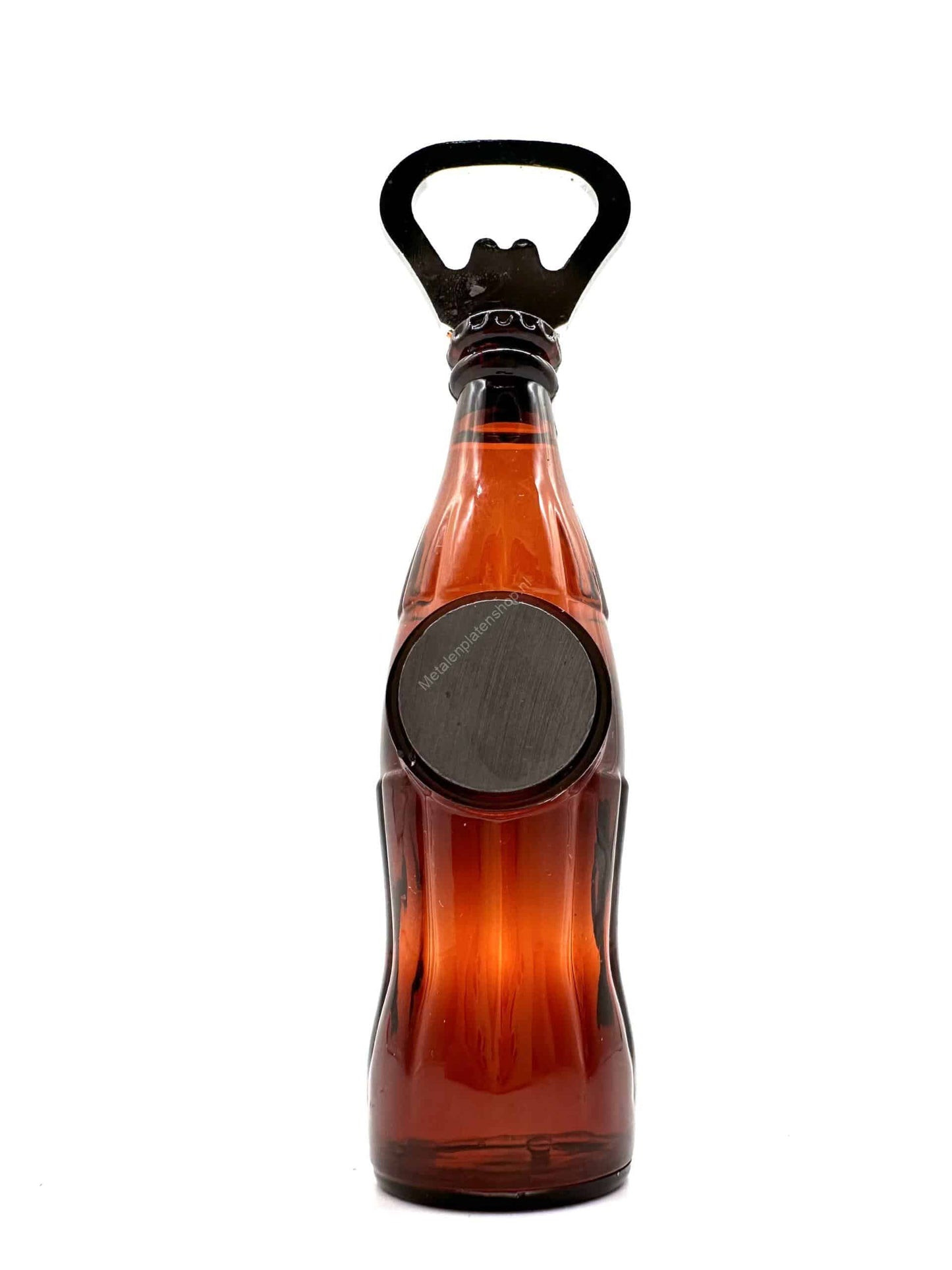 Beer or bottle opener with magnet - Coca Cola Zero - 14cm - Metal Wall Sign