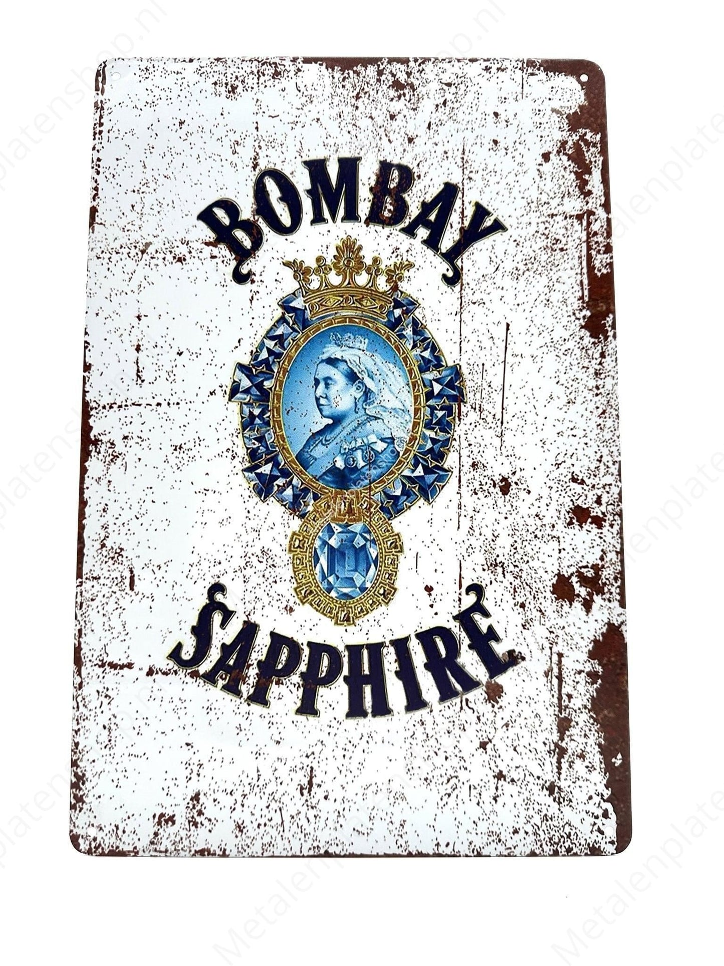 Bombay Sapphire - Gin - Metal Wall Sign