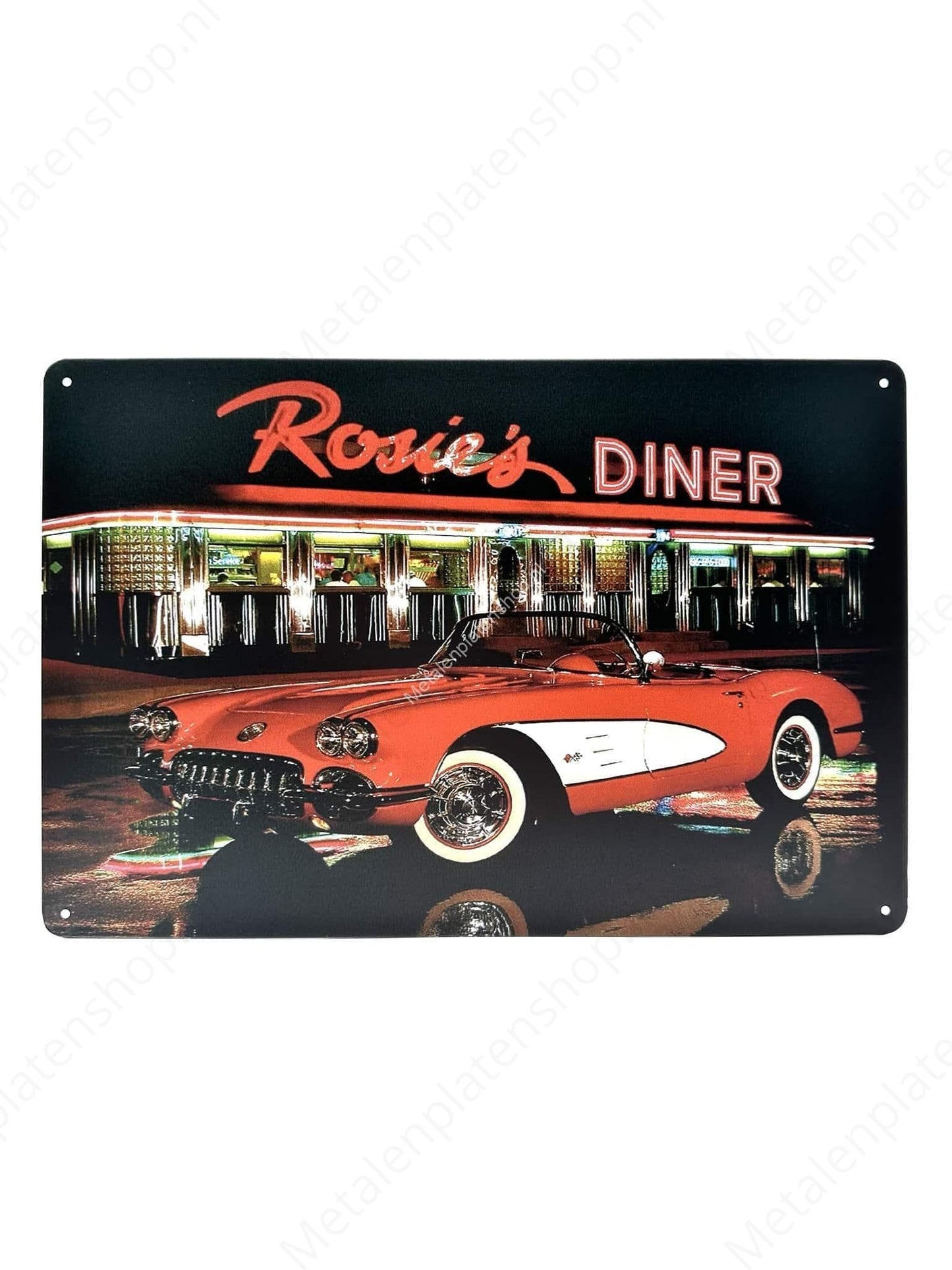 Rosie's Diner - Metal Wall Sign