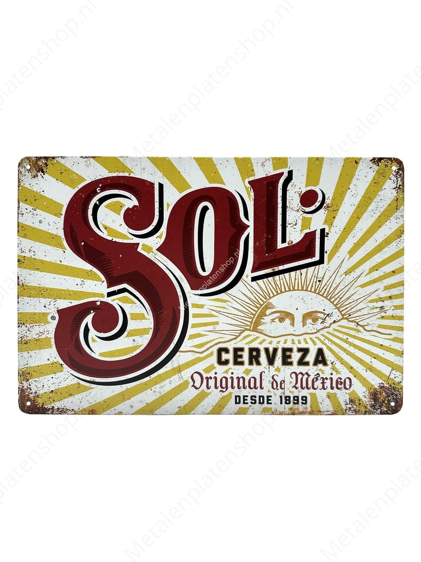 Sol. - Beer - Metal Wall Sign